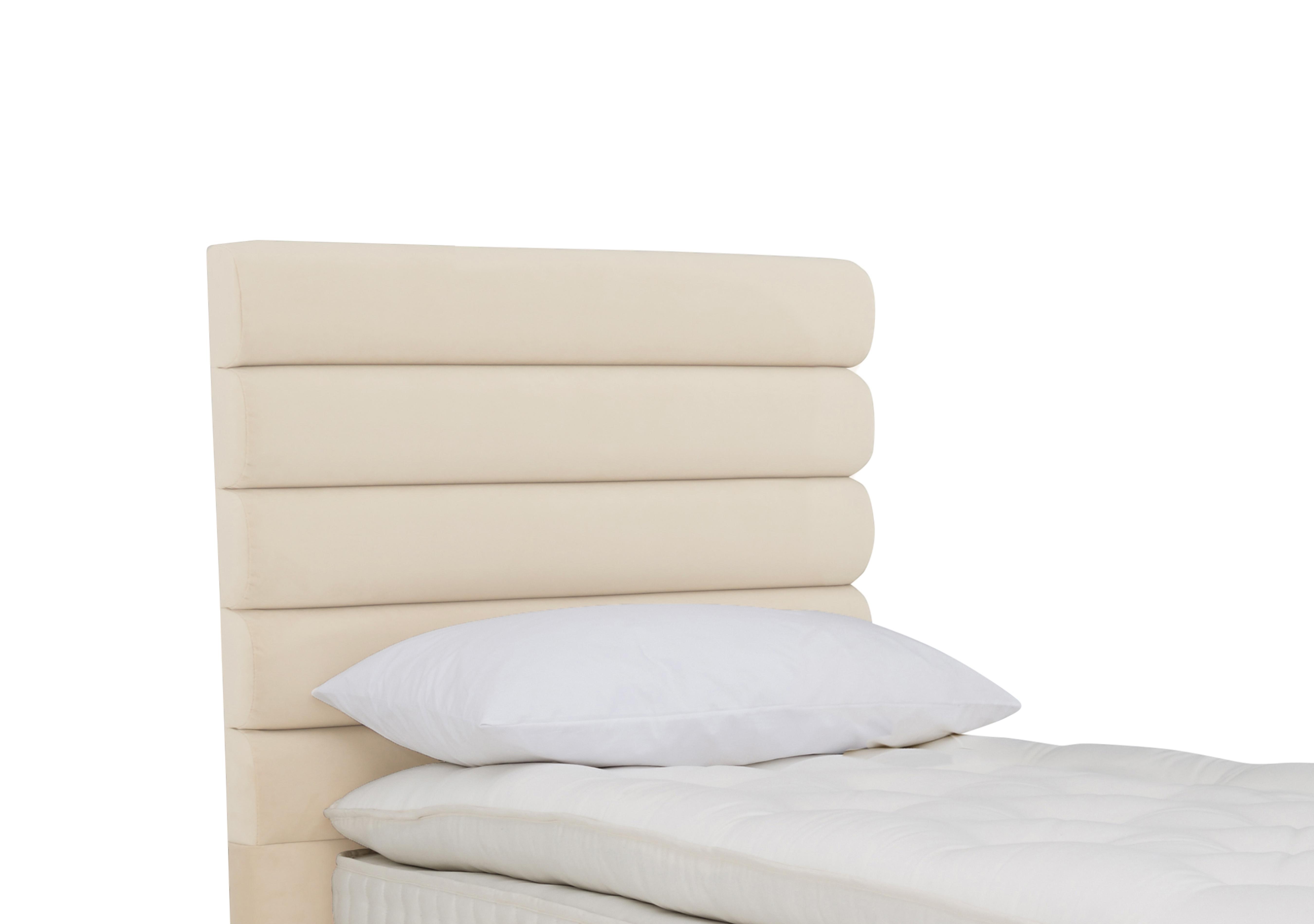 Pure Comfort Maple Floor Standing Headboard in Seven Ivory on Furniture Village