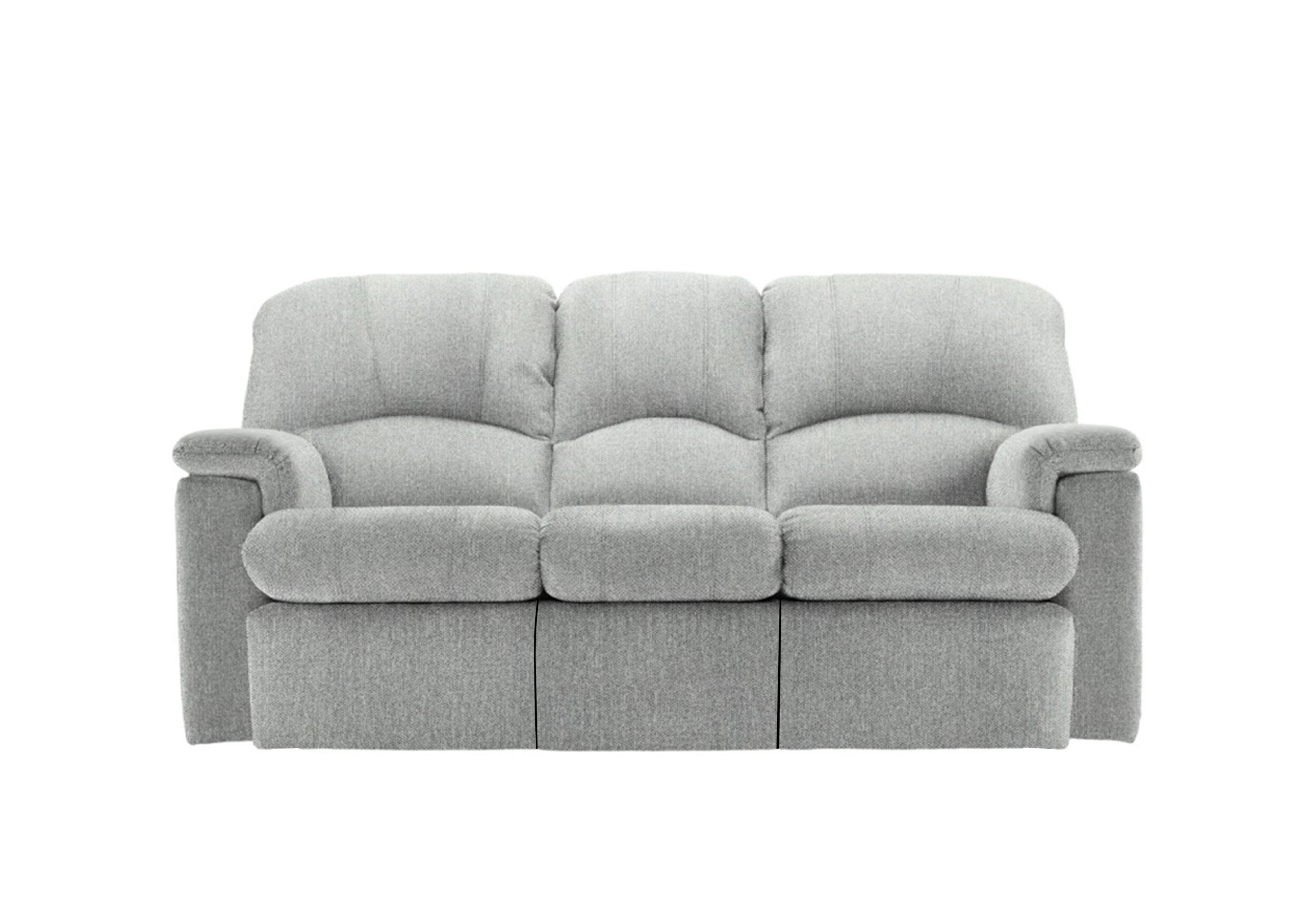 Chloe 3 Seater Fabric Sofa in A011 Swift Cygnet on Furniture Village