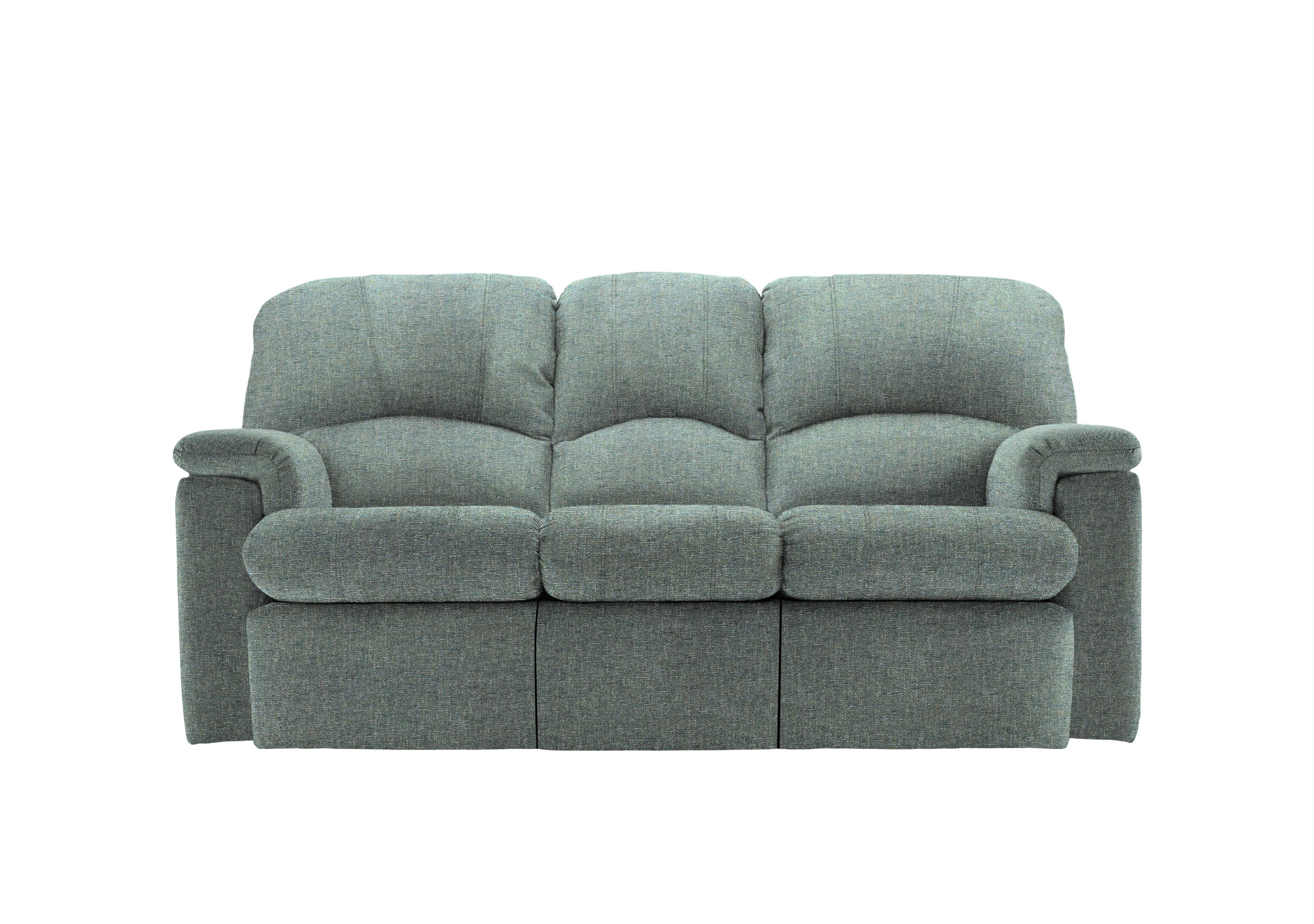 Chloe 3 Seater Fabric Sofa in A020 Dapple Kingfisher on Furniture Village
