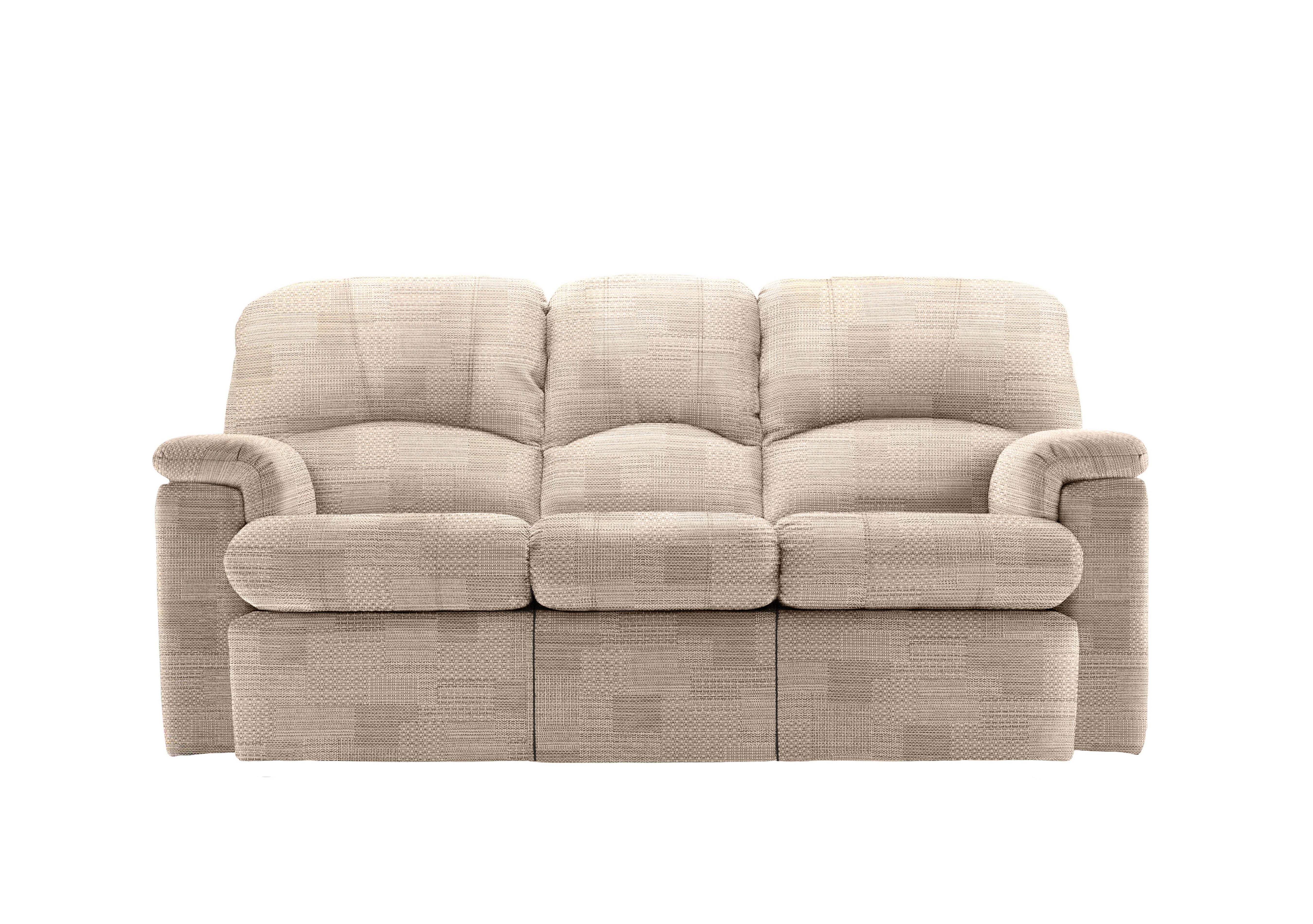 Chloe 3 Seater Fabric Sofa in A801 Faro Mist on Furniture Village