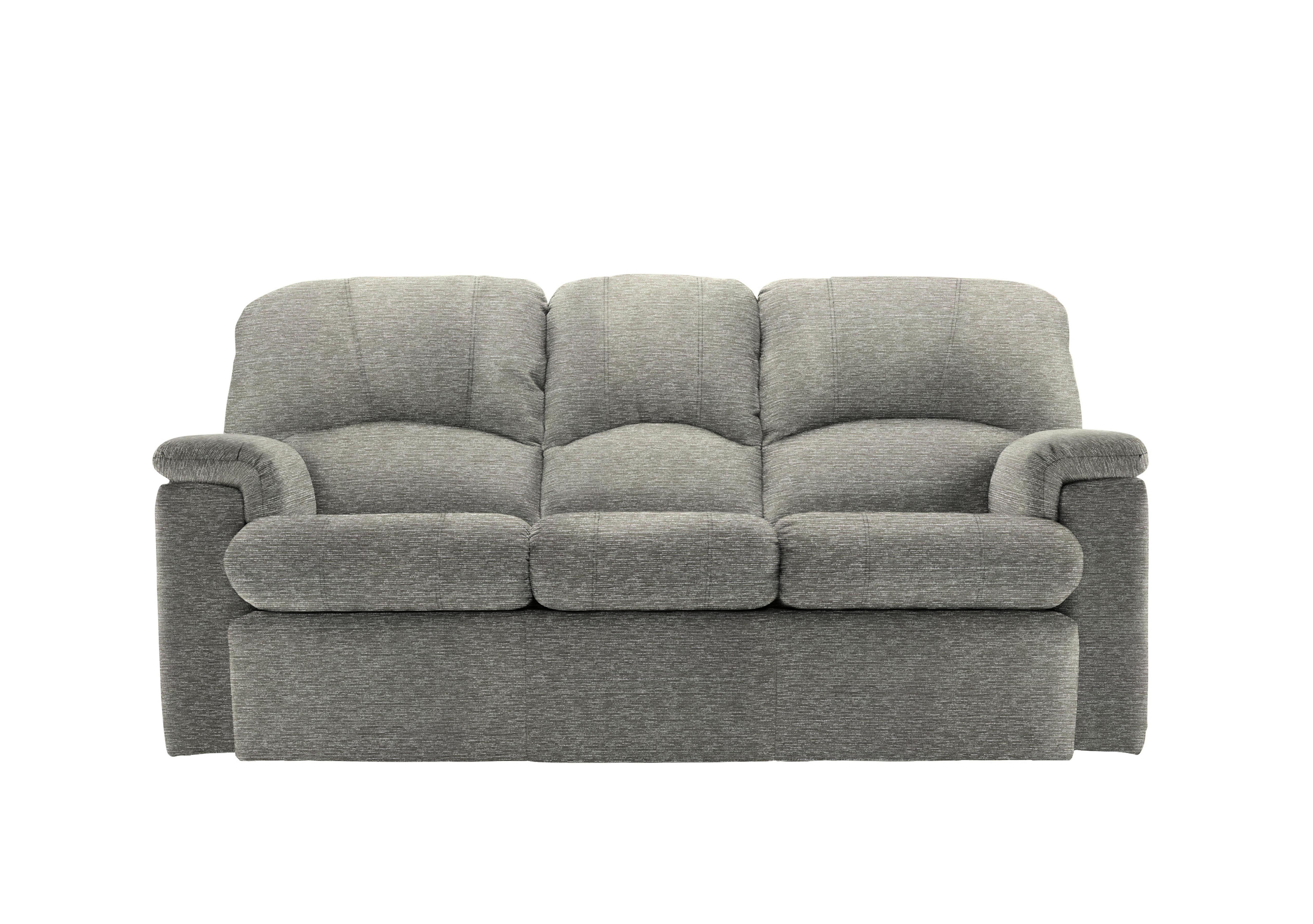 Chloe 3 Seater Fabric Sofa in B076 Mirage Powder on Furniture Village