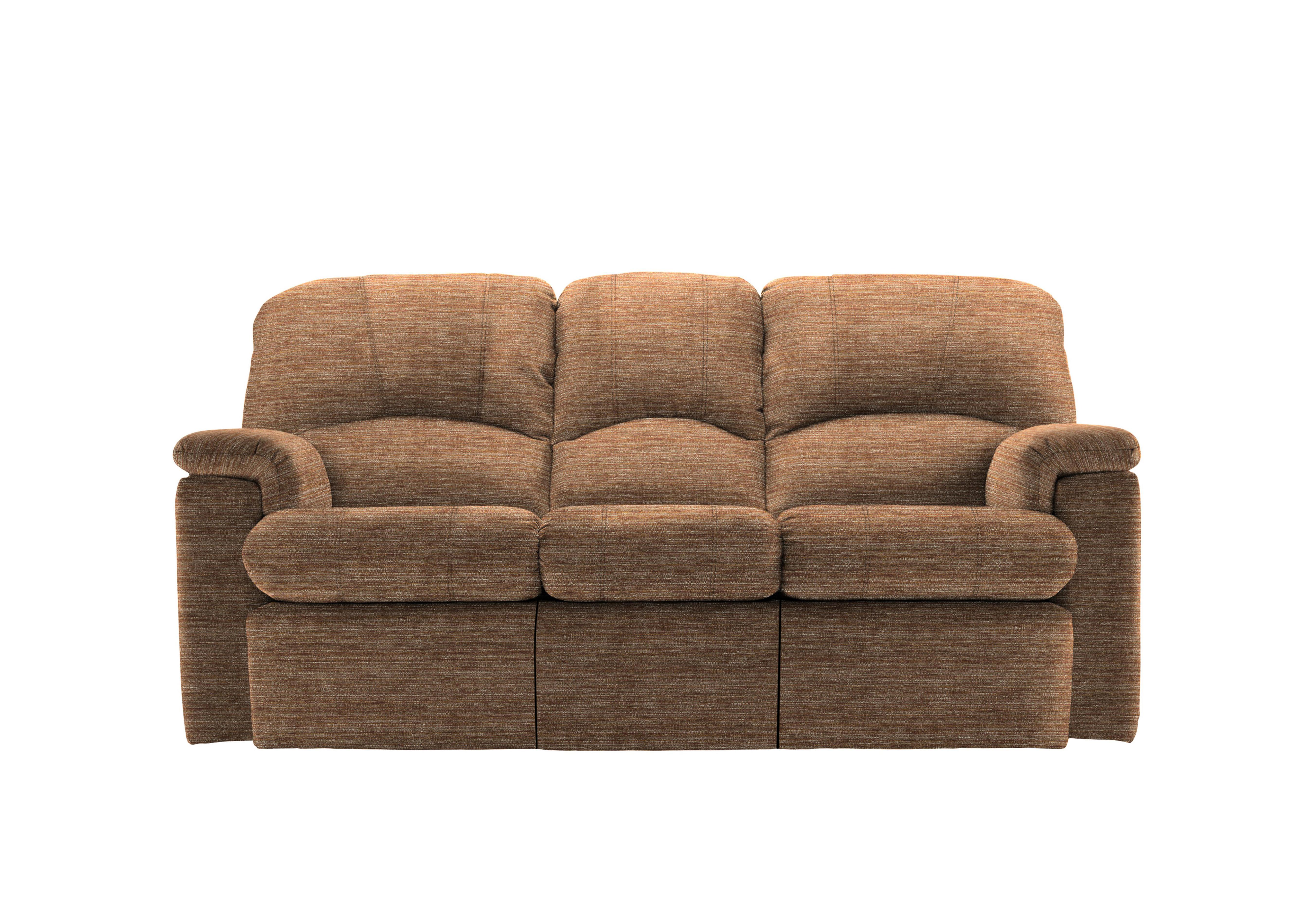 Chloe 3 Seater Fabric Sofa in B908 Victoria Ginger on Furniture Village