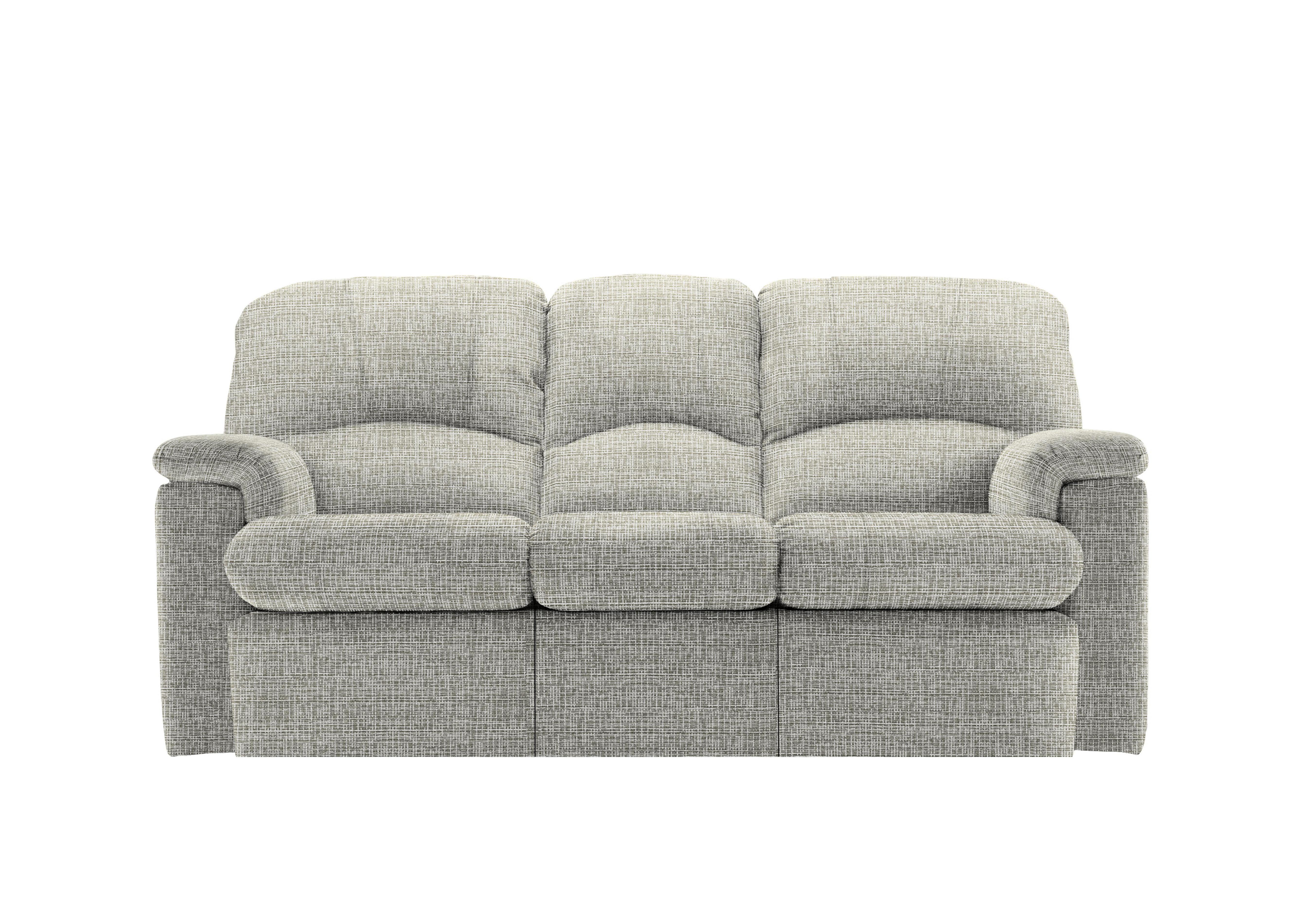 Chloe 3 Seater Fabric Sofa in B921 Waffle Smoke on Furniture Village