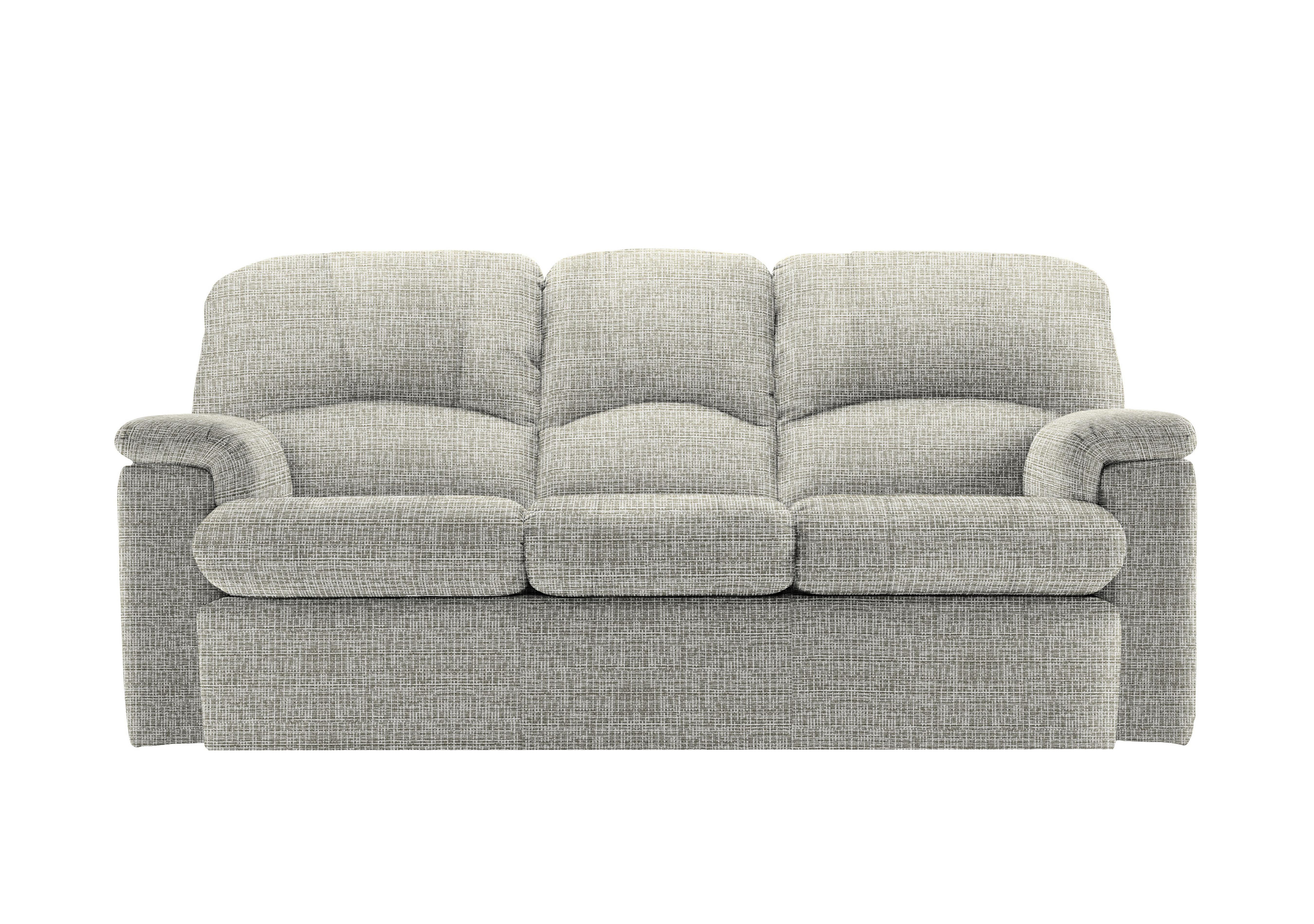 Chloe 3 Seater Fabric Sofa in B921 Waffle Smoke on Furniture Village