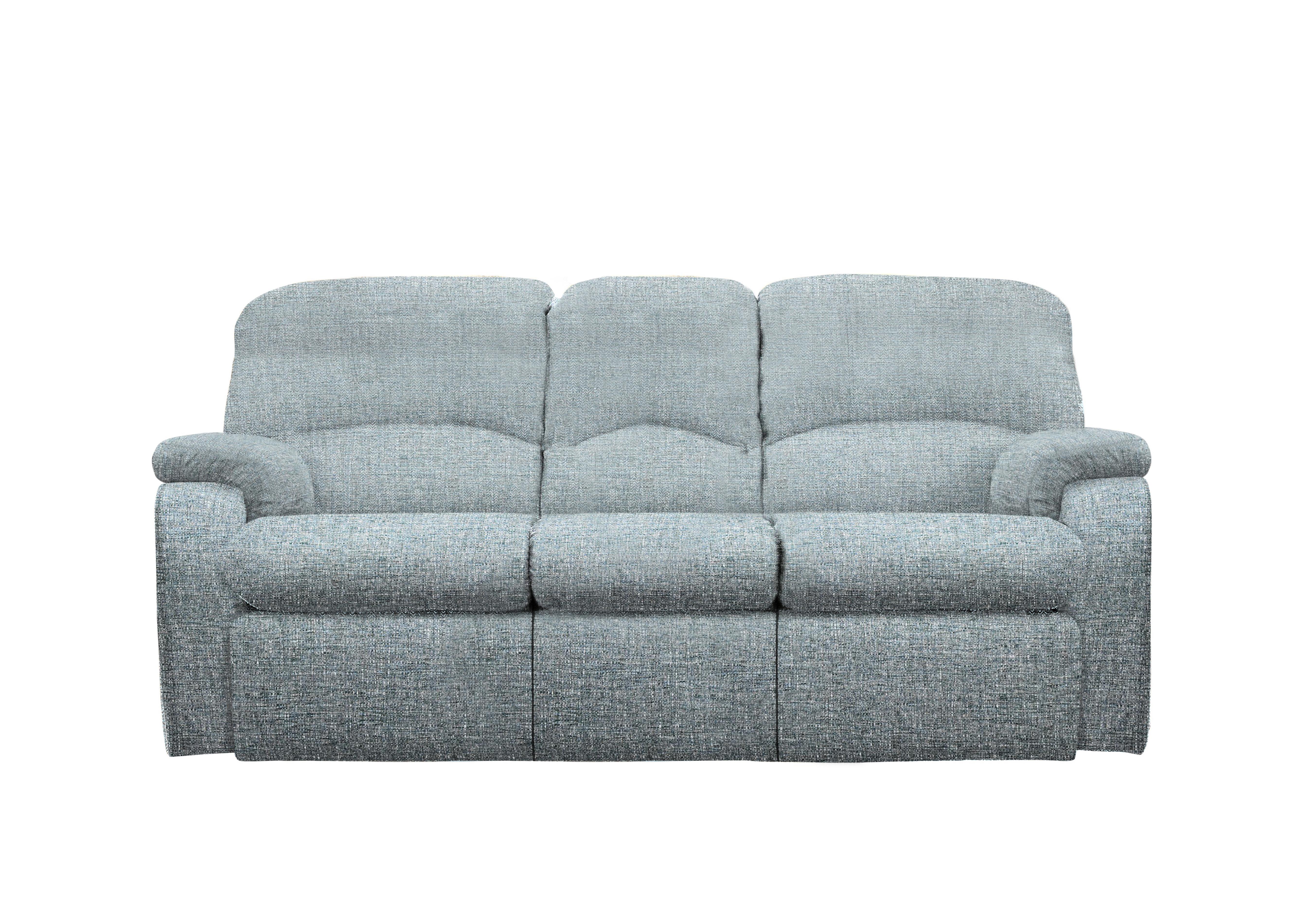 Chloe 3 Seater Fabric Sofa in B974 Arola Sky on Furniture Village