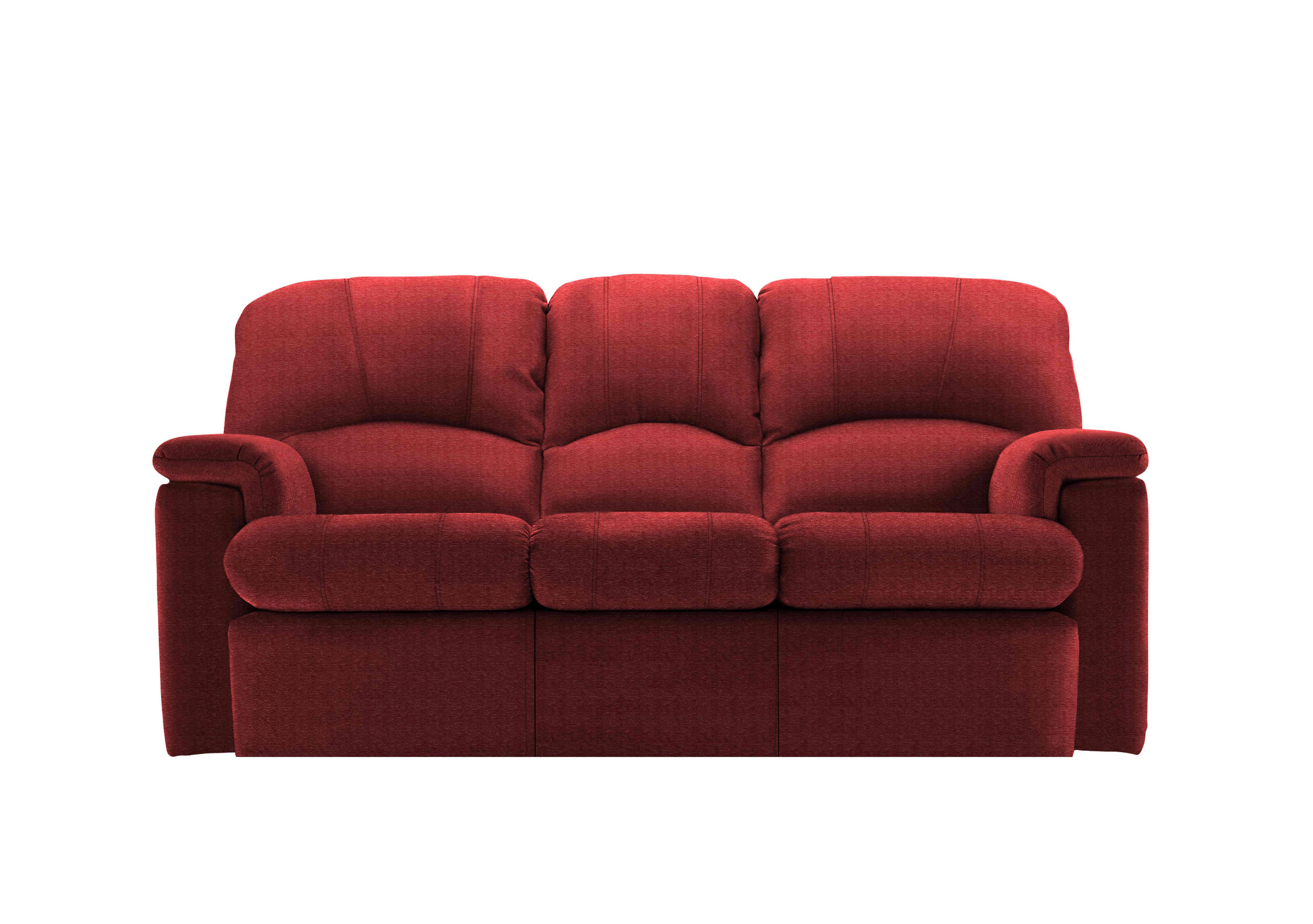 Chloe 3 Seater Fabric Sofa in C220 Destiny Ruby on Furniture Village
