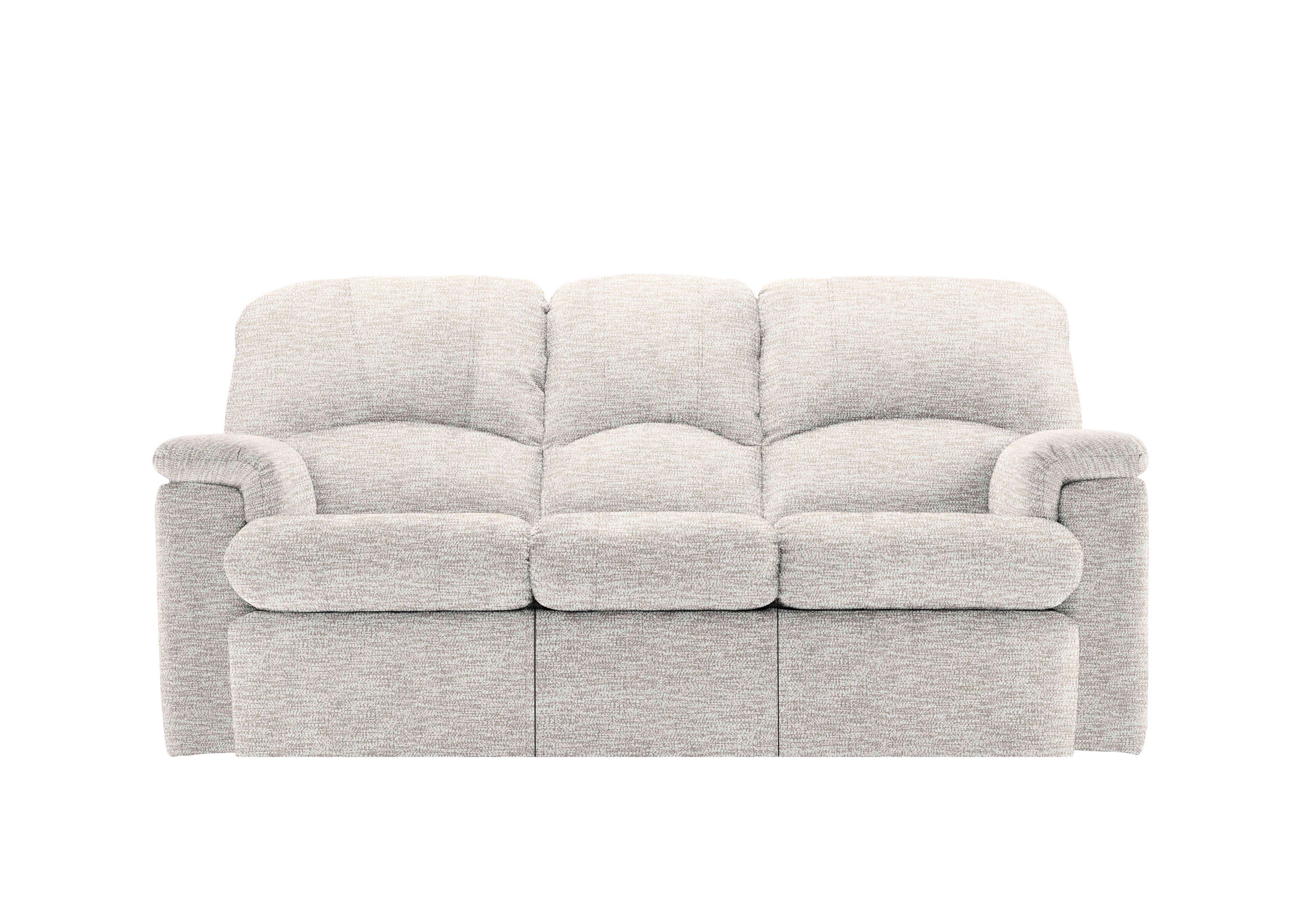 Chloe 3 Seater Fabric Sofa in C931 Rush Cream on Furniture Village