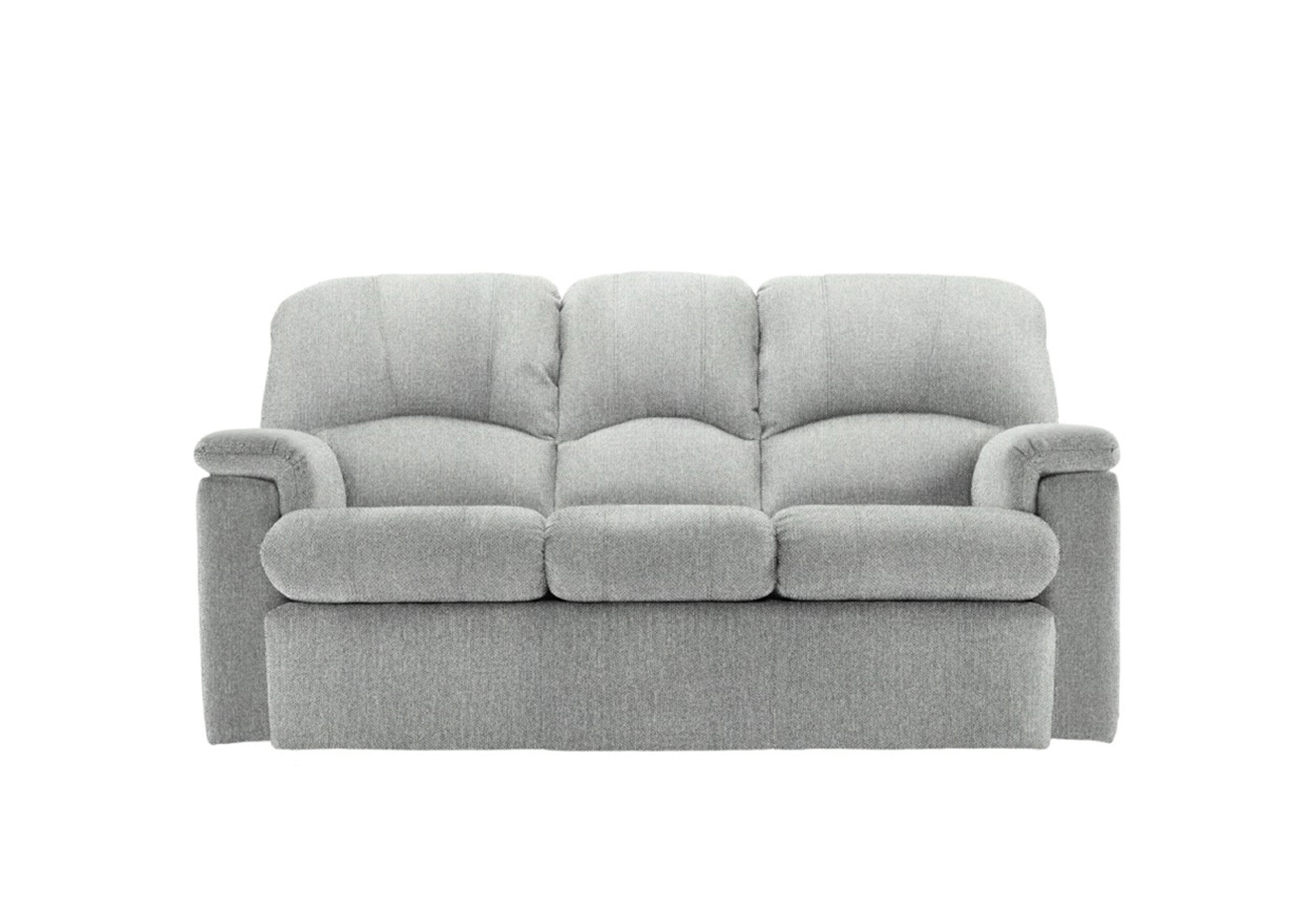 Chloe Small Fabric 3 Seater Sofa in A011 Swift Cygnet on Furniture Village