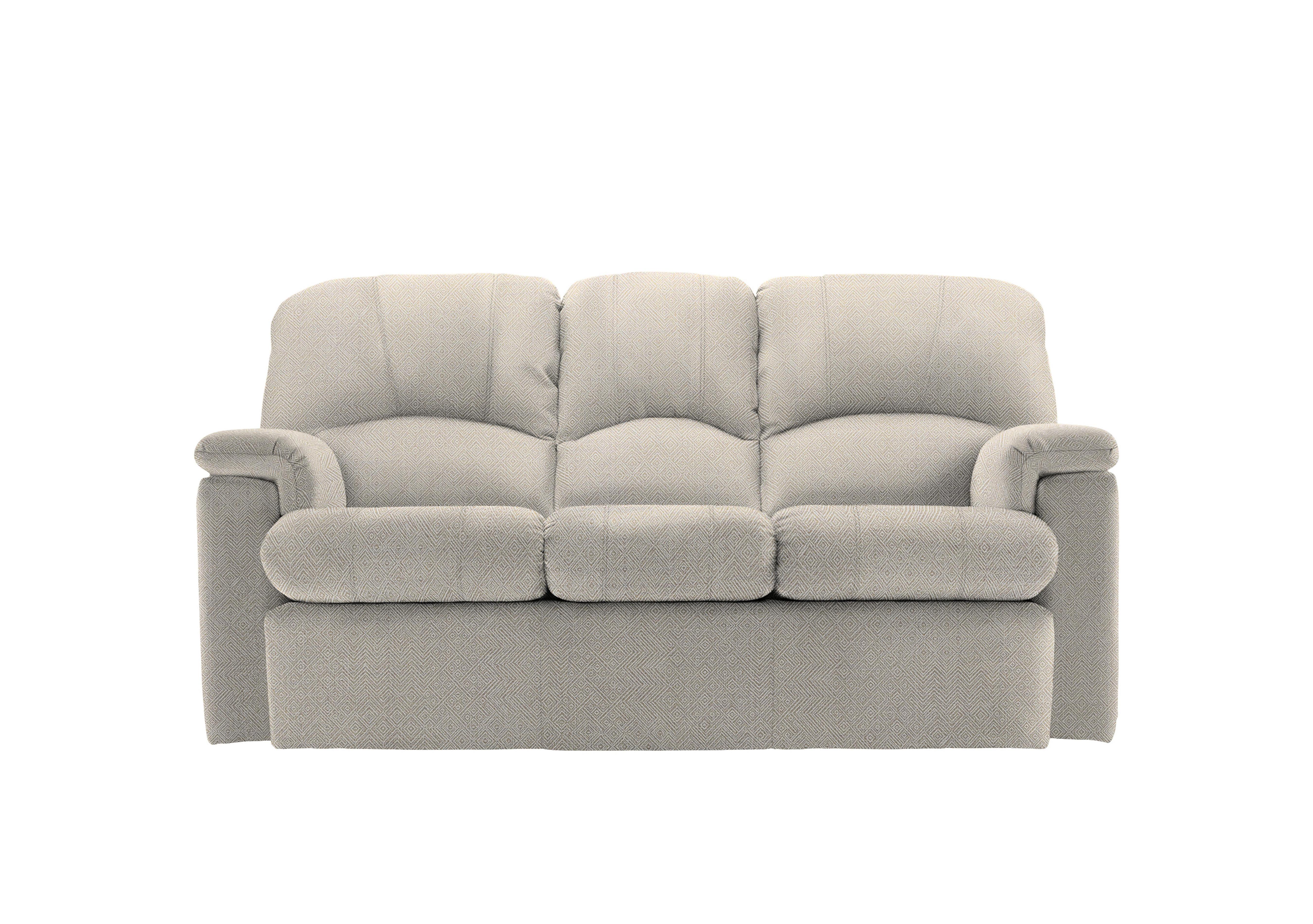Chloe Small Fabric 3 Seater Sofa in B011 Nebular Blush on Furniture Village
