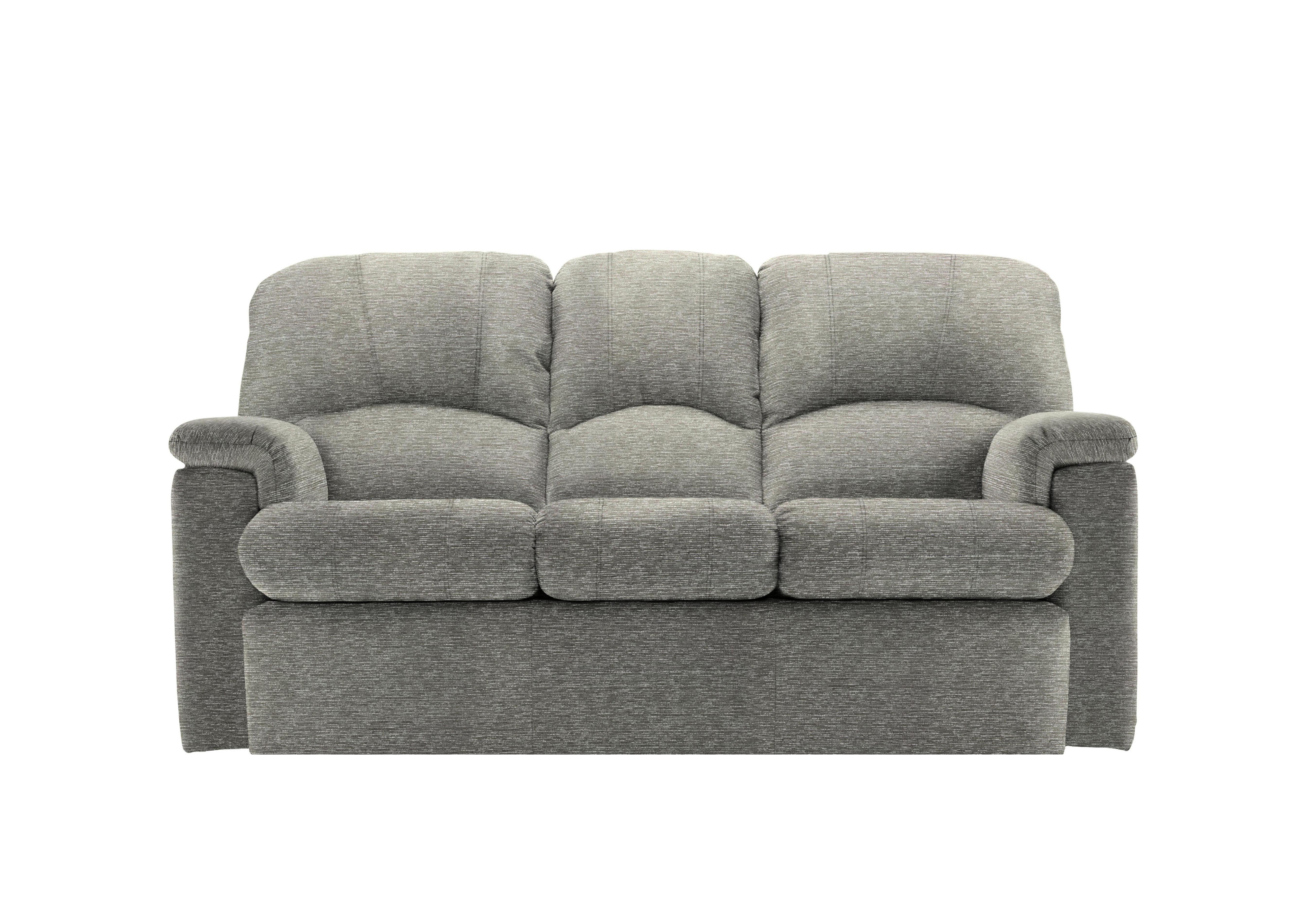 Chloe Small Fabric 3 Seater Sofa in B076 Mirage Powder on Furniture Village