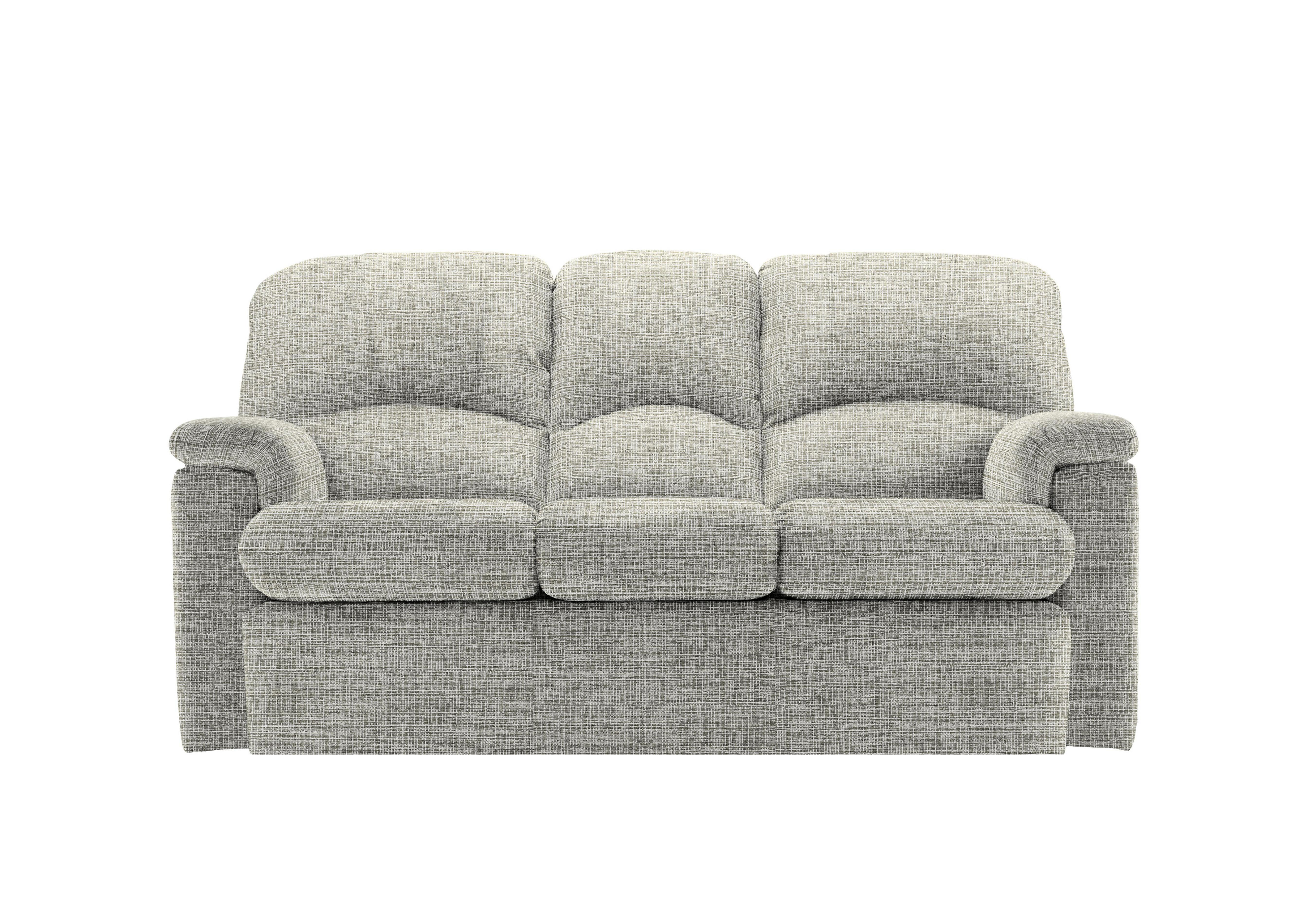 Chloe Small Fabric 3 Seater Sofa in B921 Waffle Smoke on Furniture Village