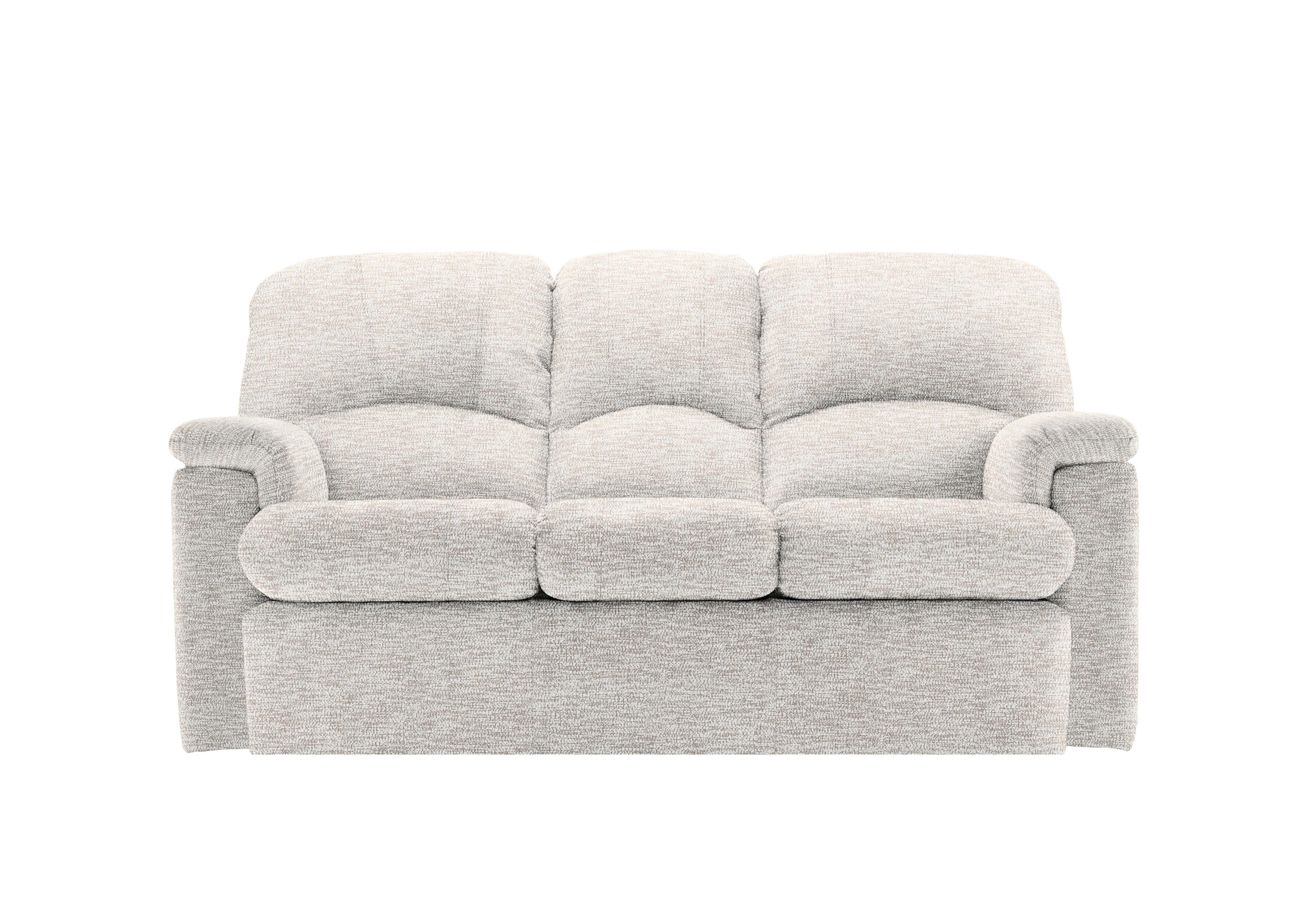 Chloe Small Fabric 3 Seater Sofa in C931 Rush Cream on Furniture Village
