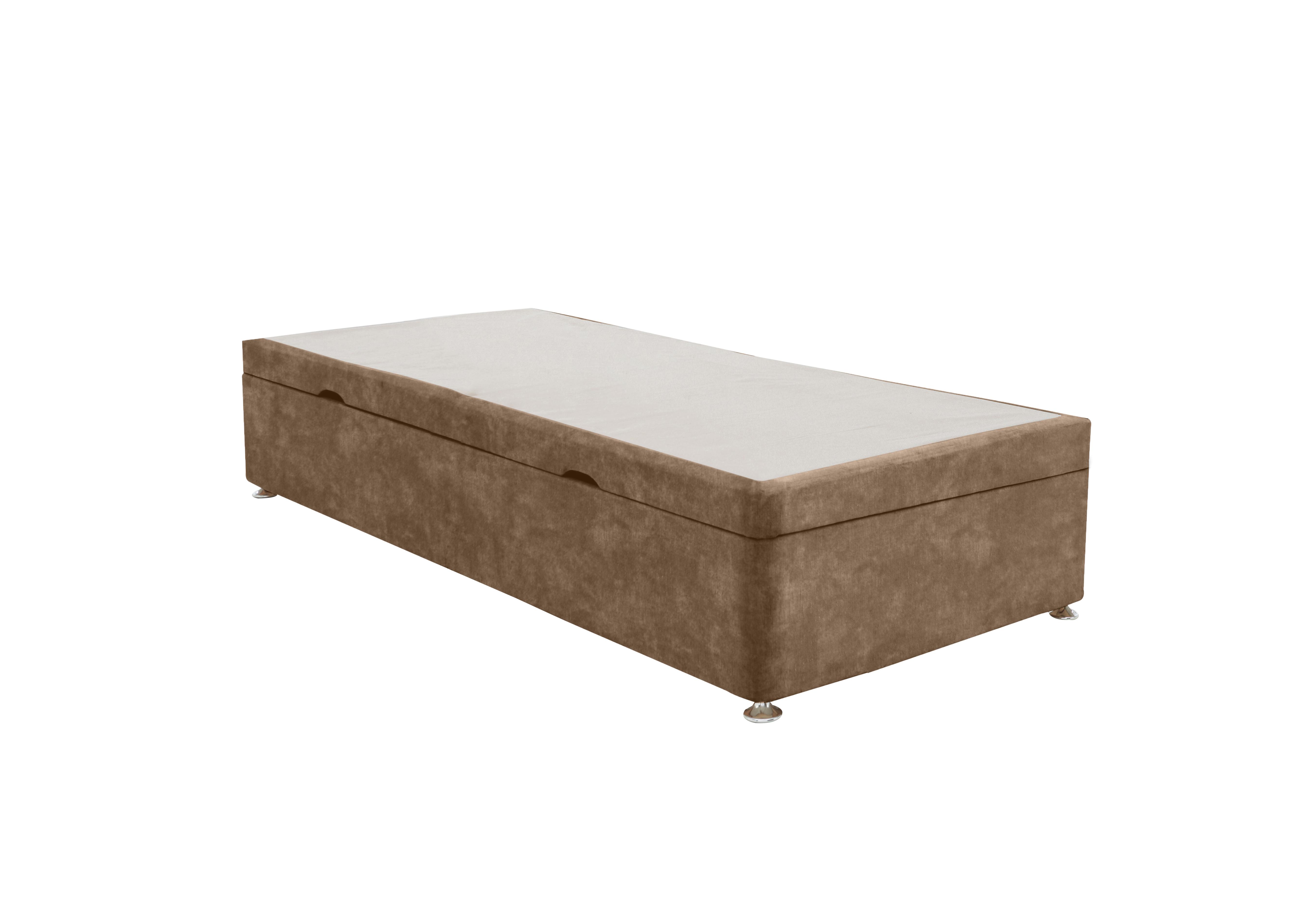 Side-lift Ottoman Divan Base in Lace Caramel on Furniture Village