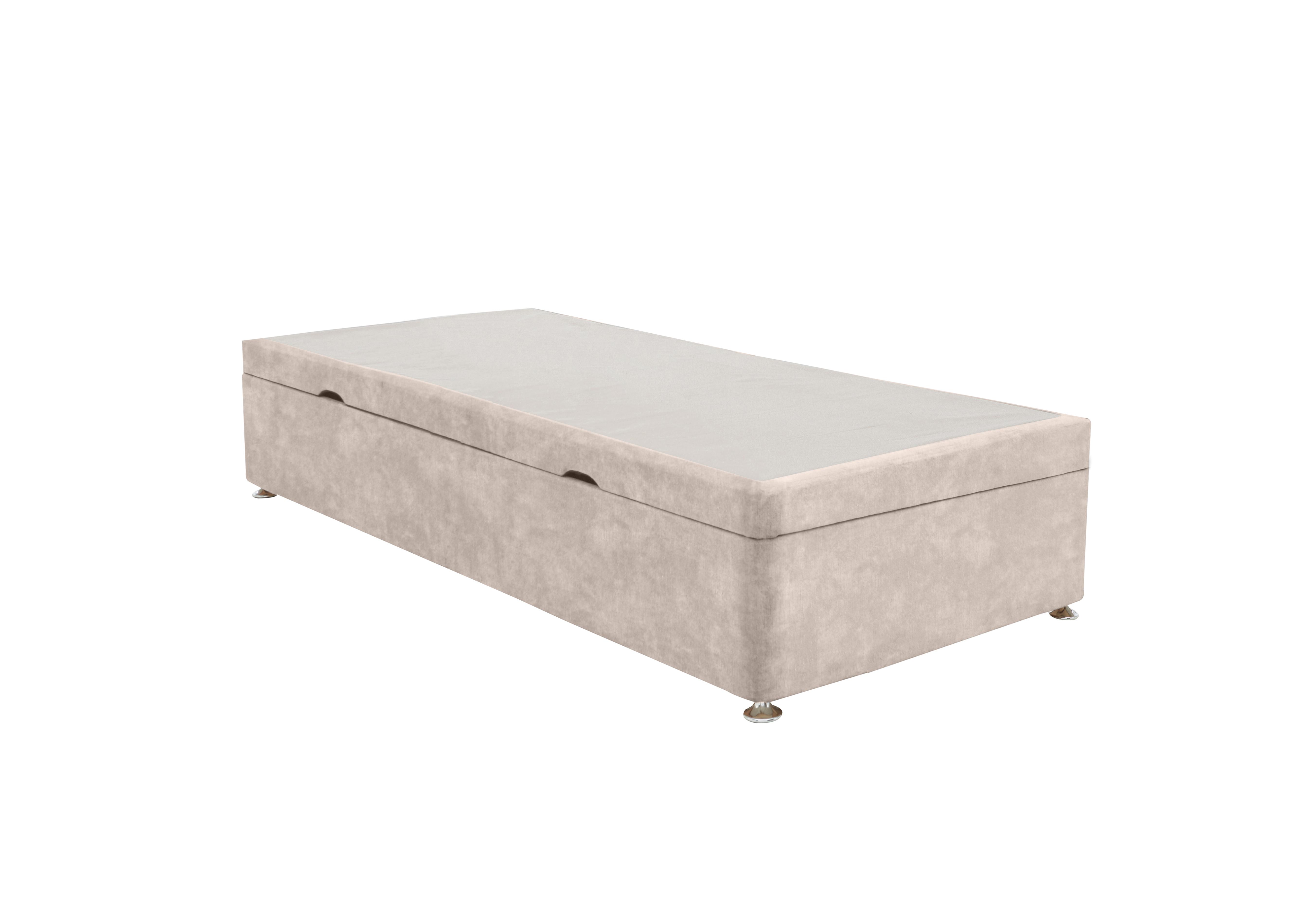 Side-lift Ottoman Divan Base in Lace Ivory on Furniture Village