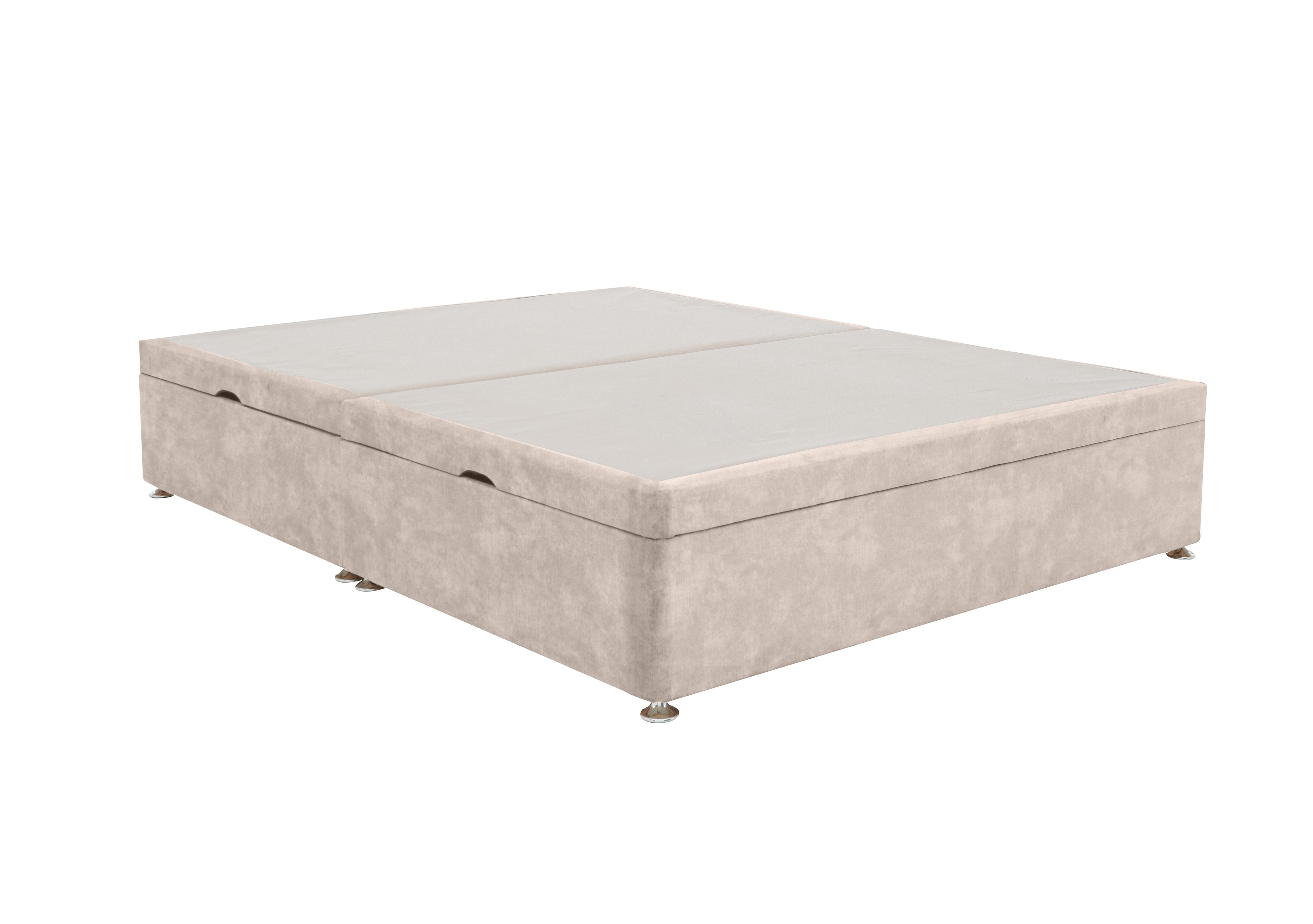 Side-lift Ottoman Divan Base in Lace Ivory on Furniture Village