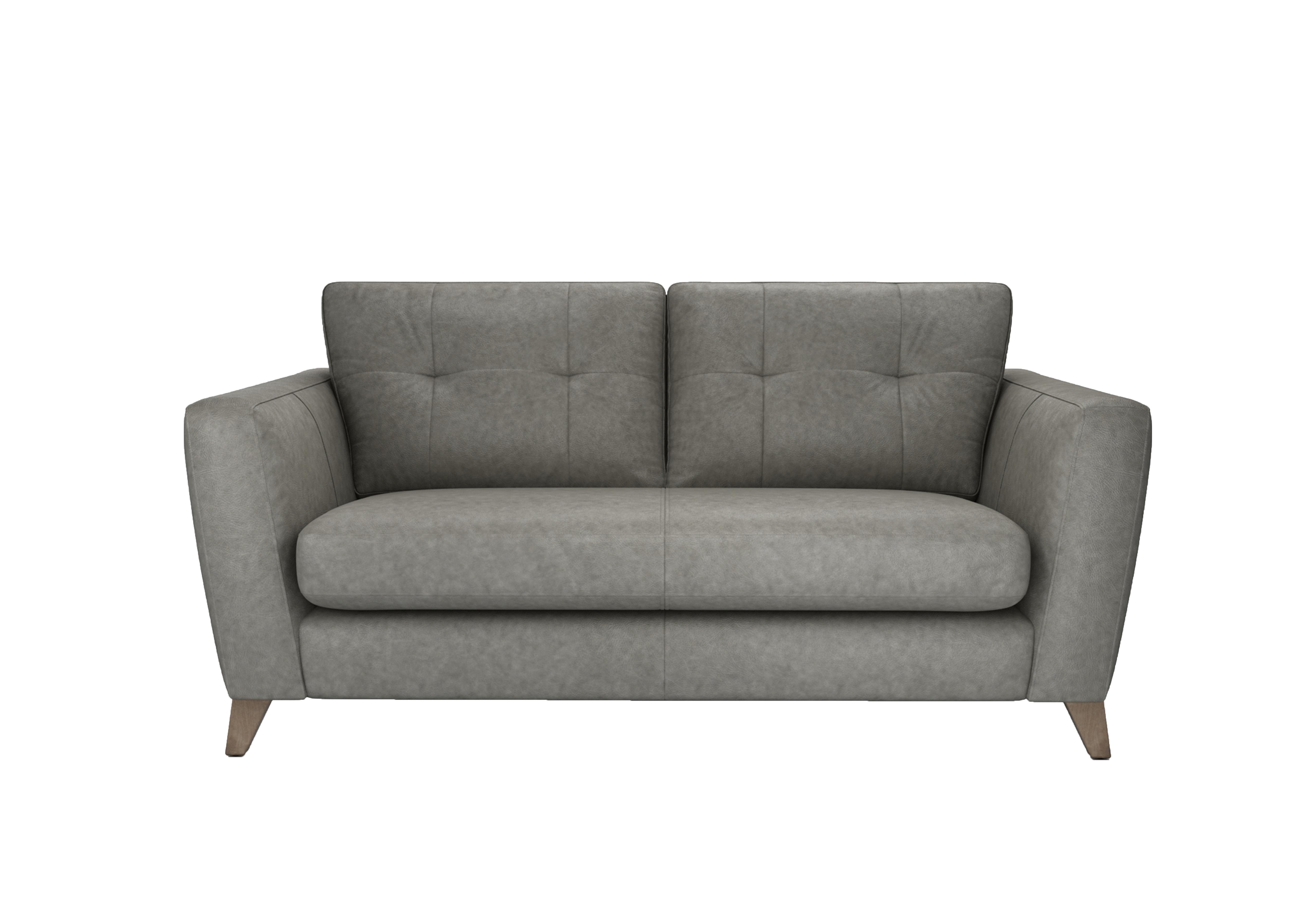 Hermione 2.5 Seater Leather Sofa in Amo191 Amonite Wo Ft on Furniture Village