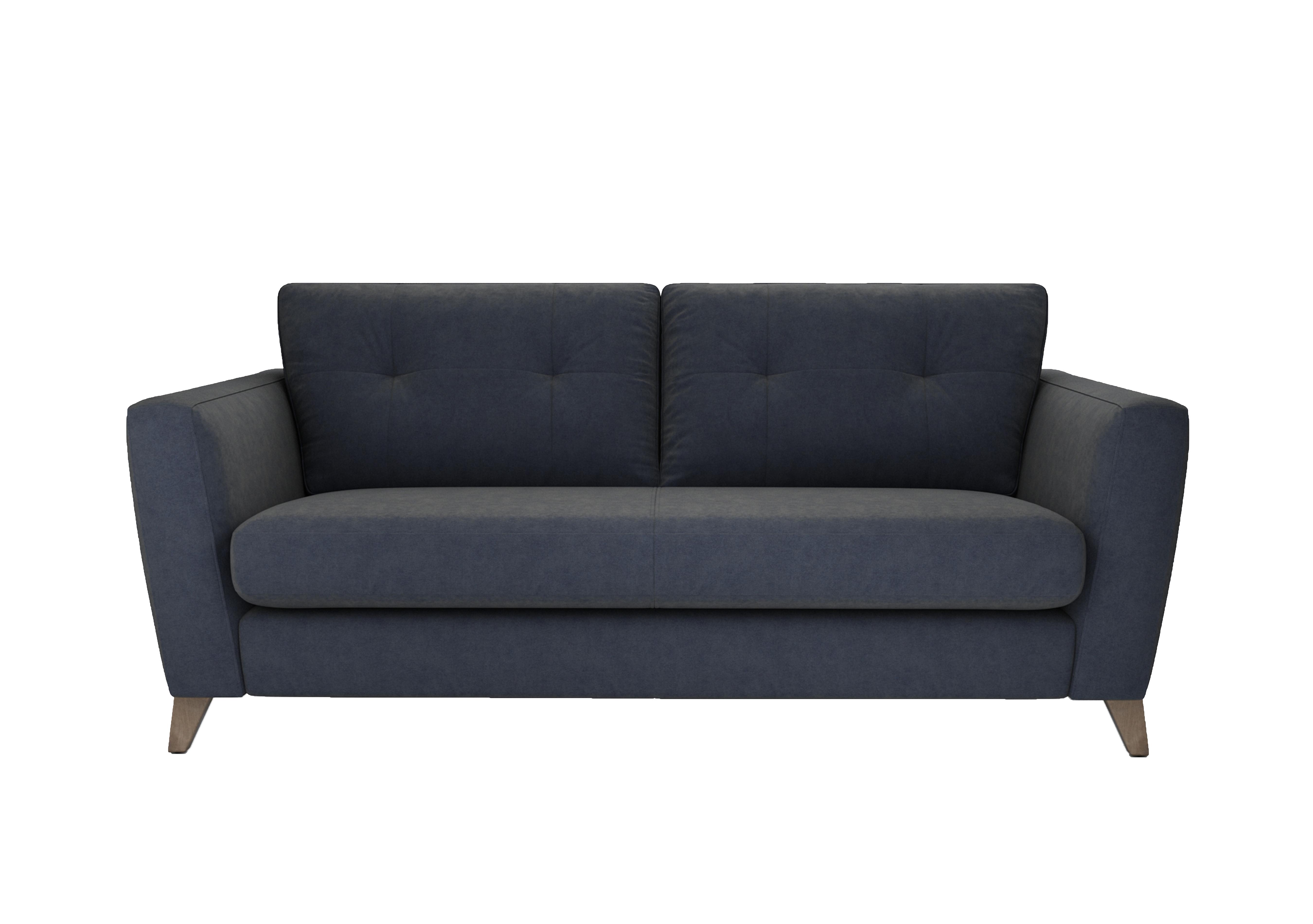 Hermione 3 Seater Fabric Sofa in Bil221 Bilberry Tart Wo Ft on Furniture Village