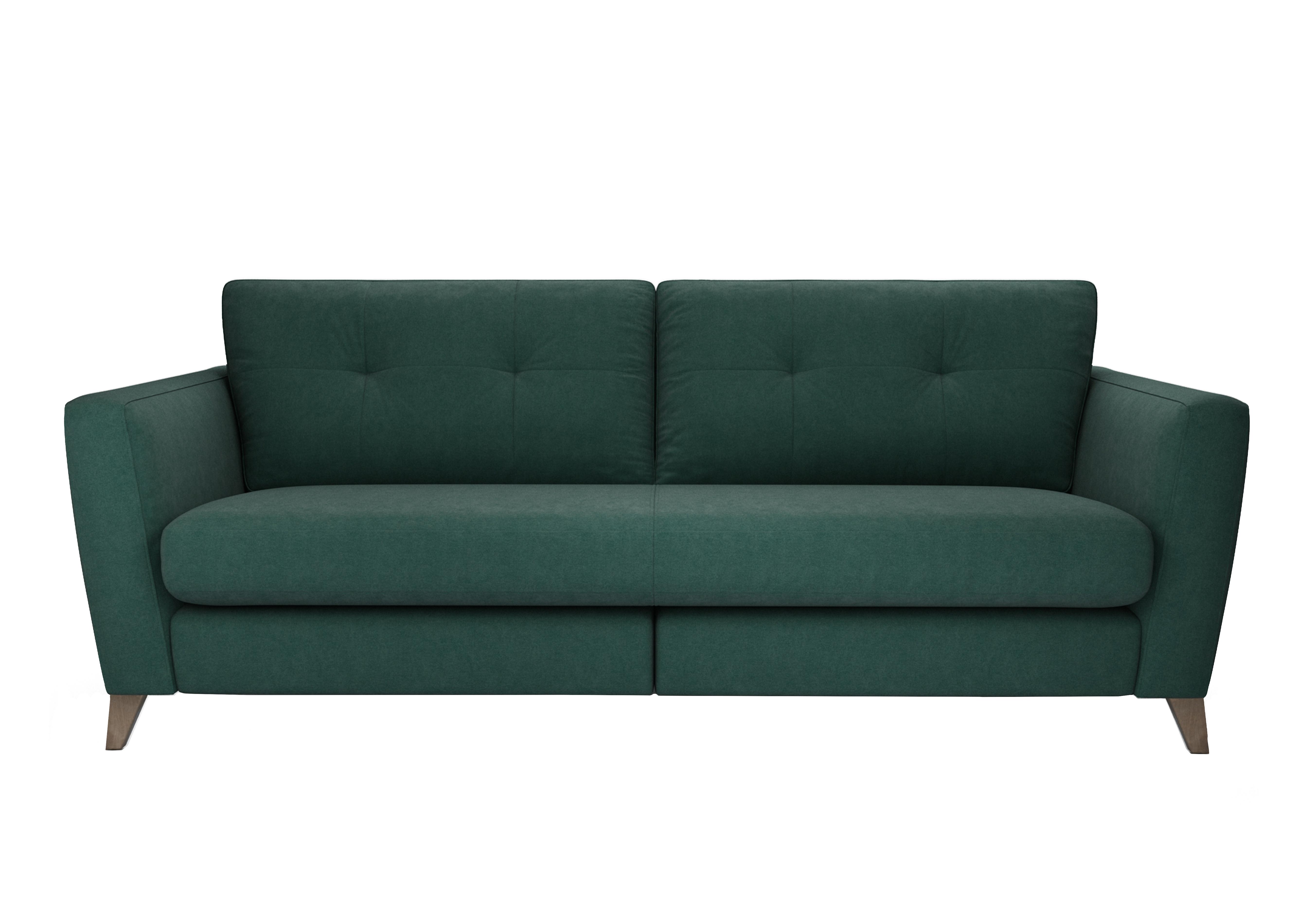 Hermione 4 Seater Fabric Sofa in Cur226 Curly Kale Wo Ft on Furniture Village