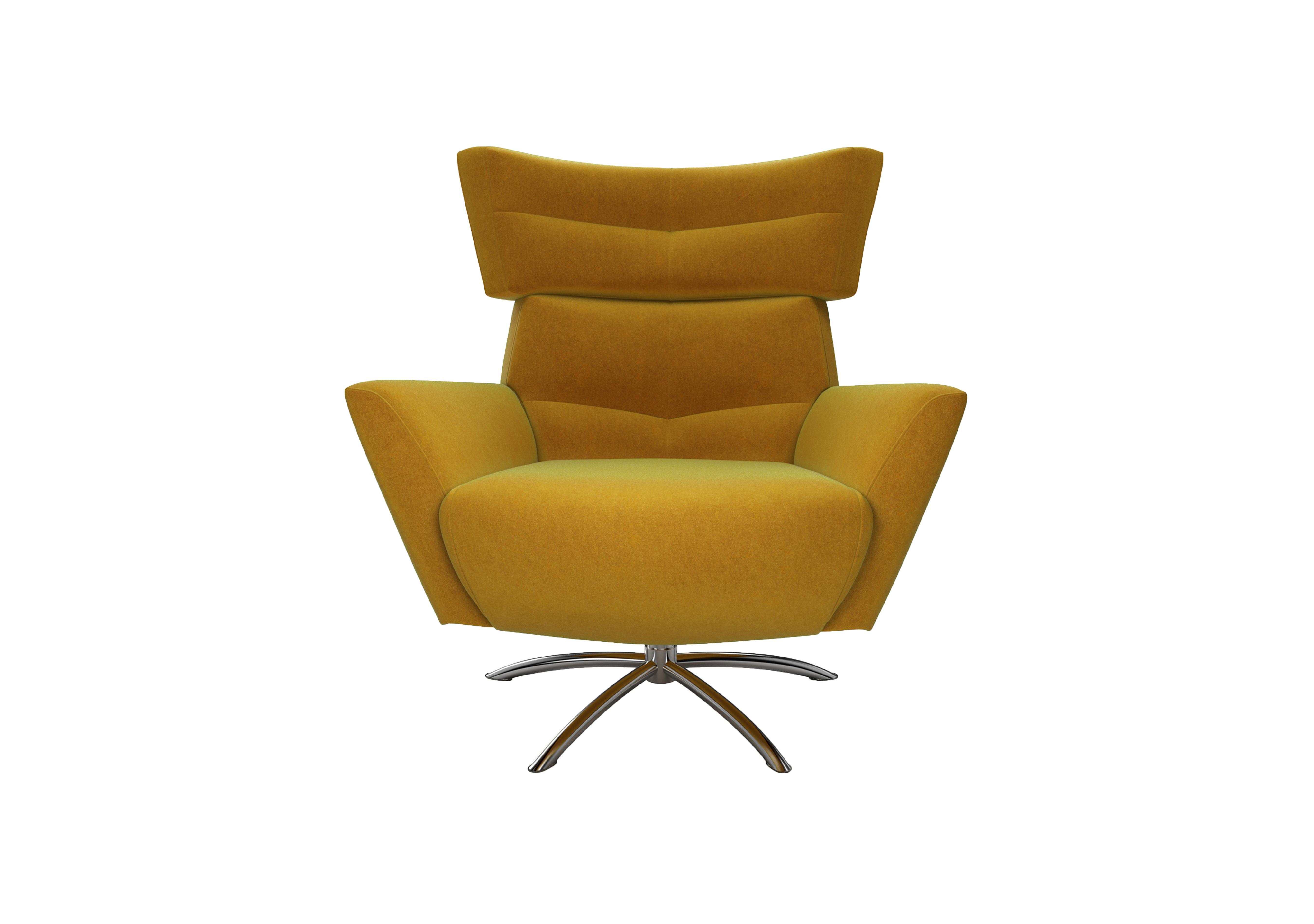 Hermione Jacob Fabric Armchair in Gol204 Golden Spice Ch Ft on Furniture Village