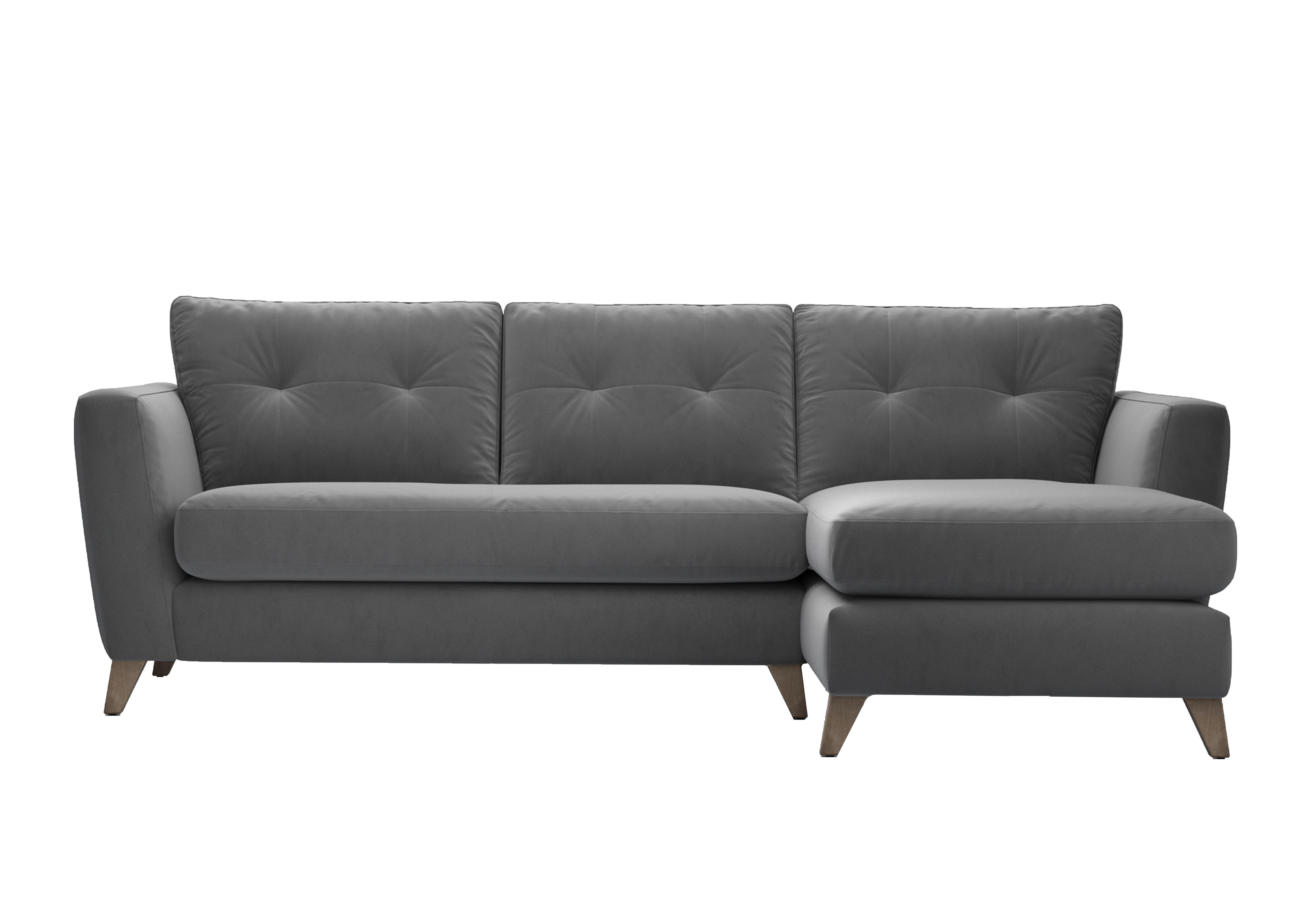 Hermione Fabric Corner Sofa with Chaise End in Koa002 Koala Cub Wo Ft on Furniture Village