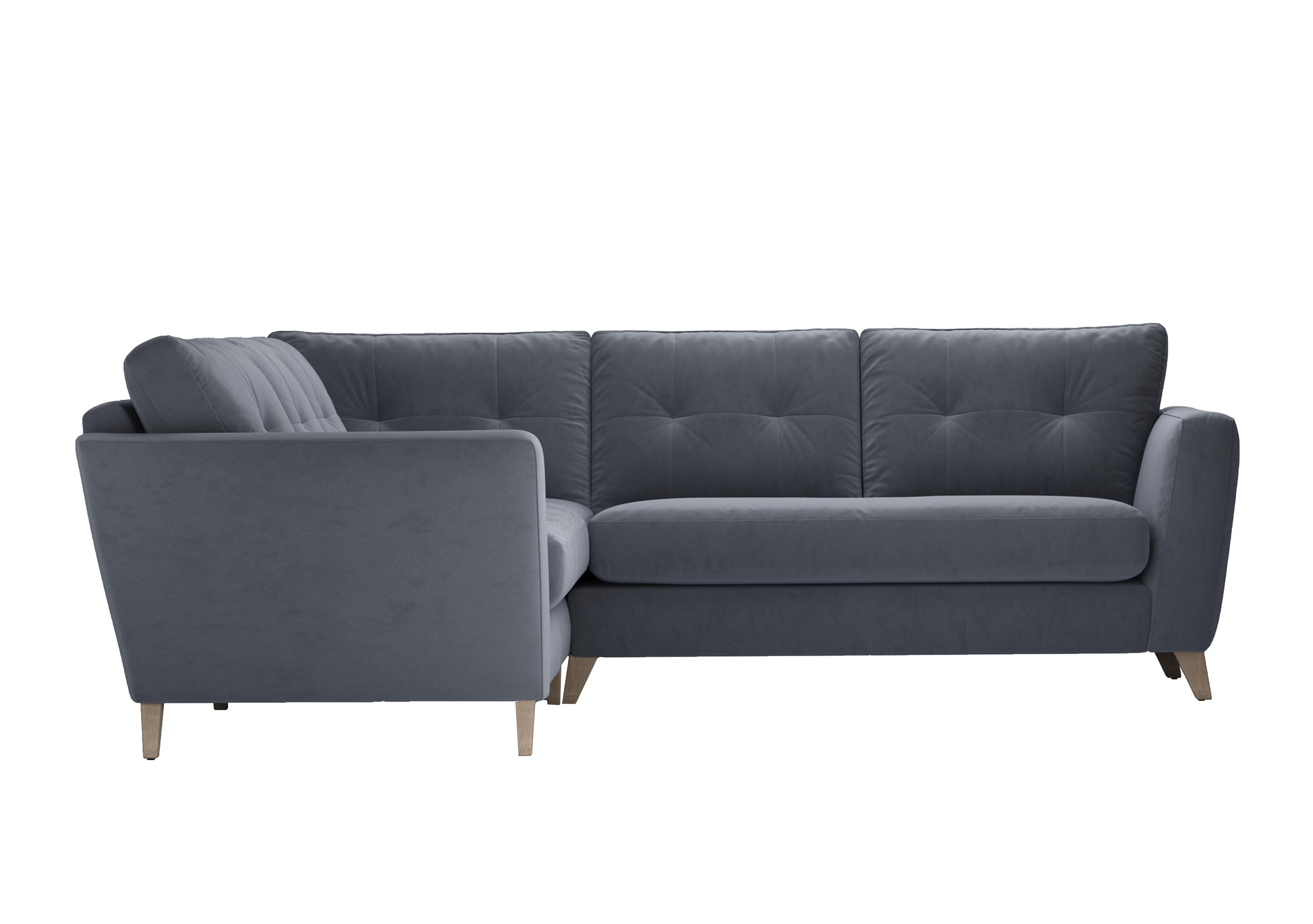 Hermione Fabric Corner Sofa in Rai257 Rain Cloud Wo Ft on Furniture Village