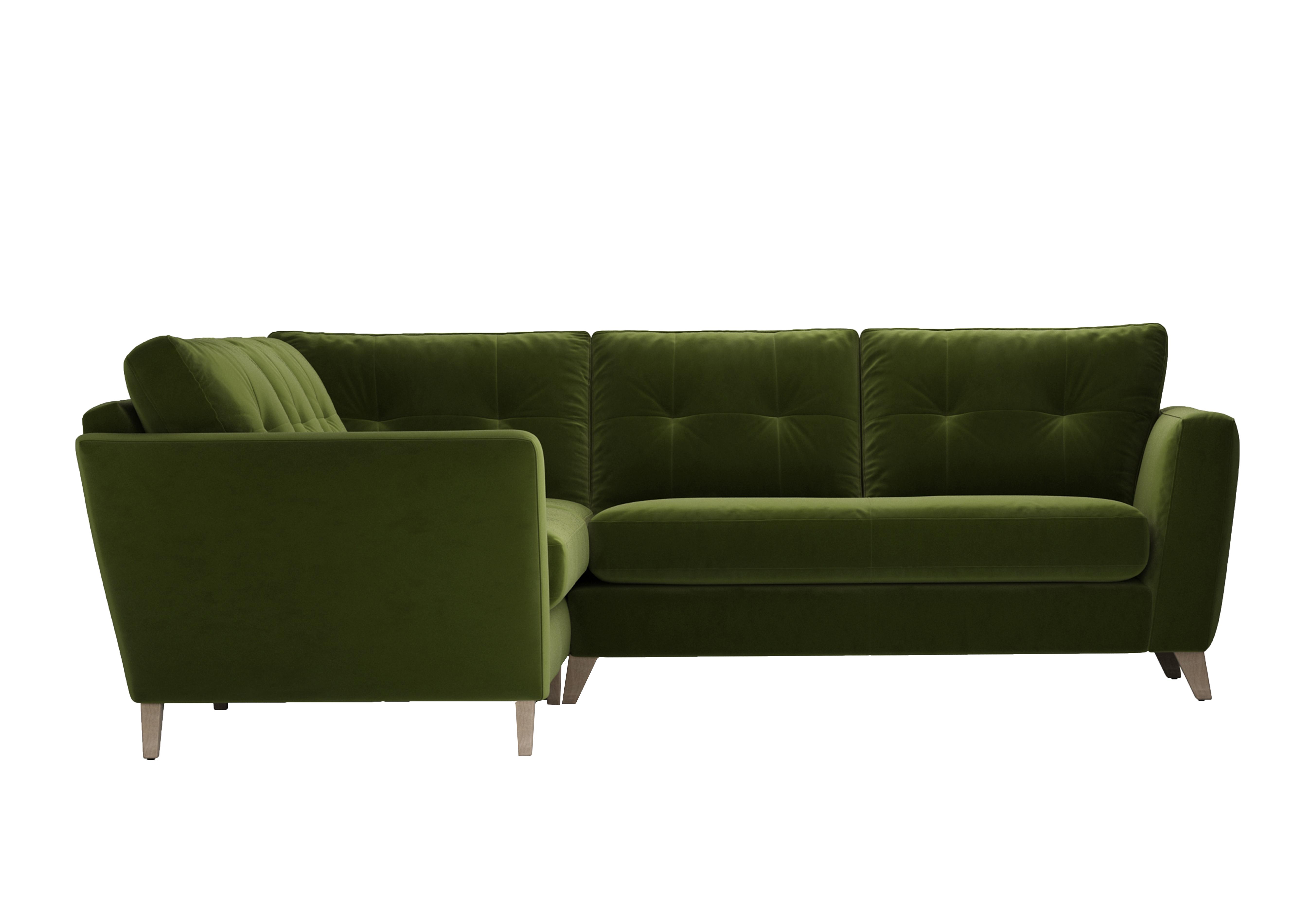 Hermione Fabric Corner Sofa in Woo160 Woodland Moss Wo Ft on Furniture Village