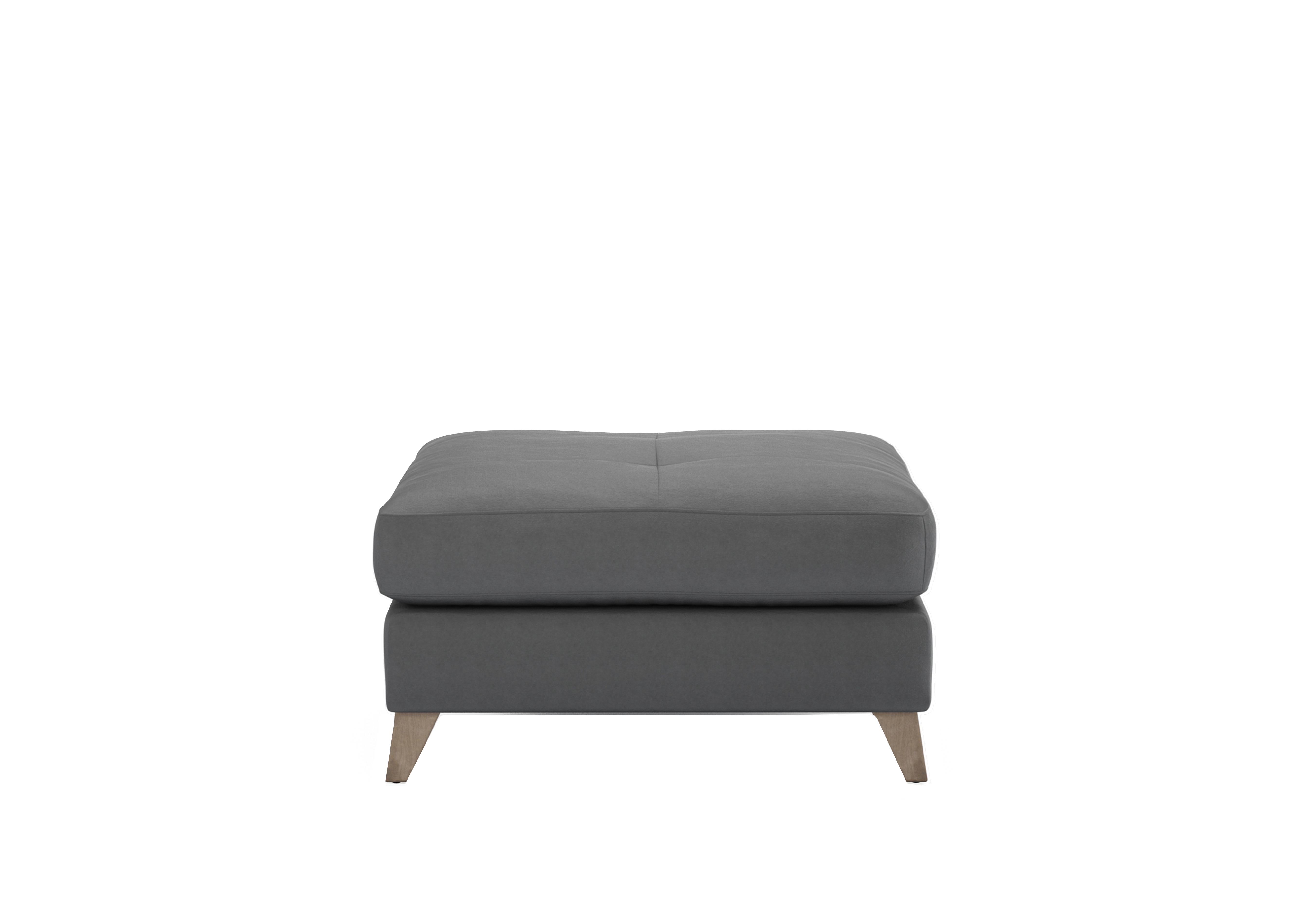 Hermione Fabric Footstool in Sla157 Slate Shadow Wo Ft on Furniture Village