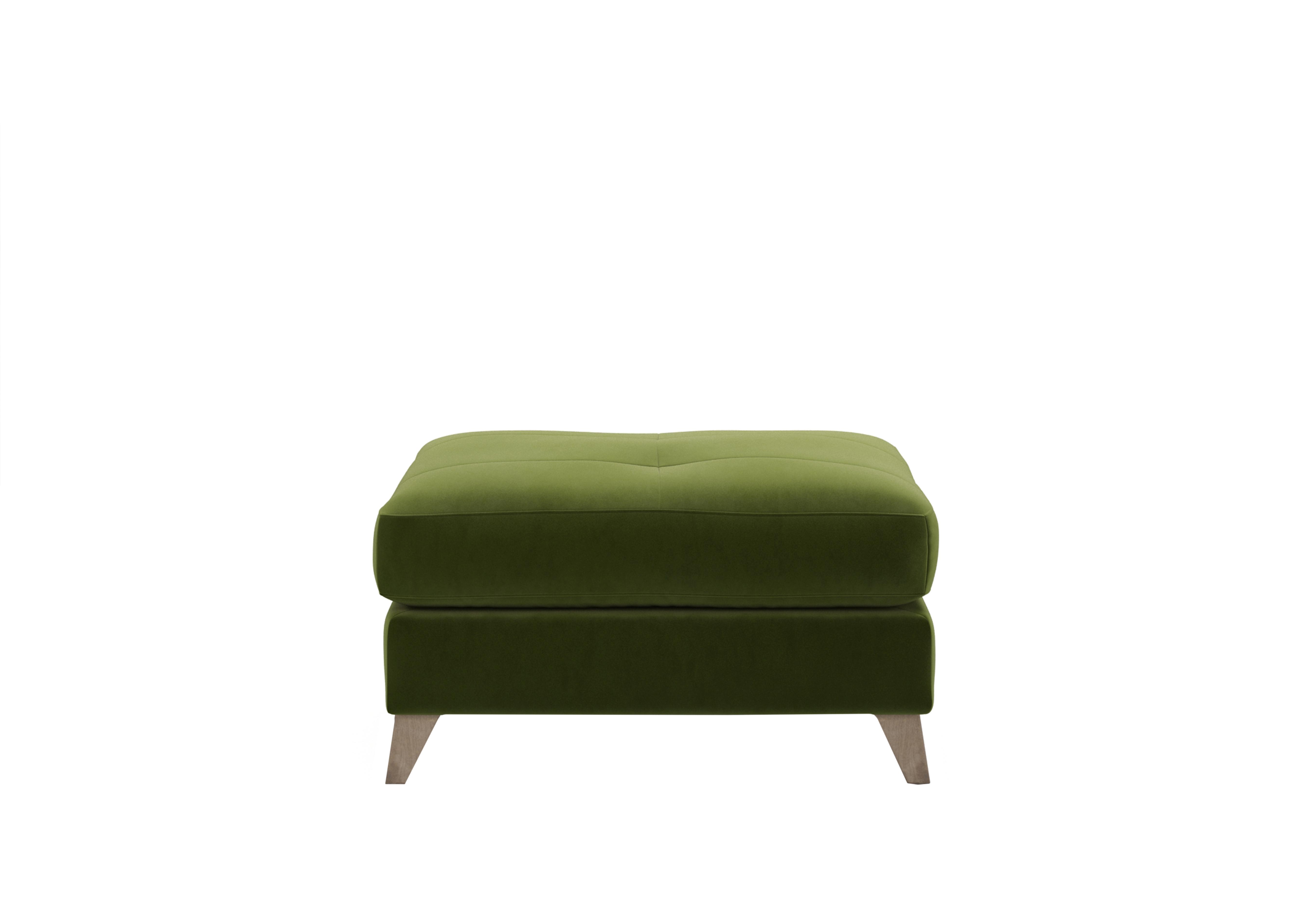Hermione Fabric Footstool in Woo160 Woodland Moss Wo Ft on Furniture Village