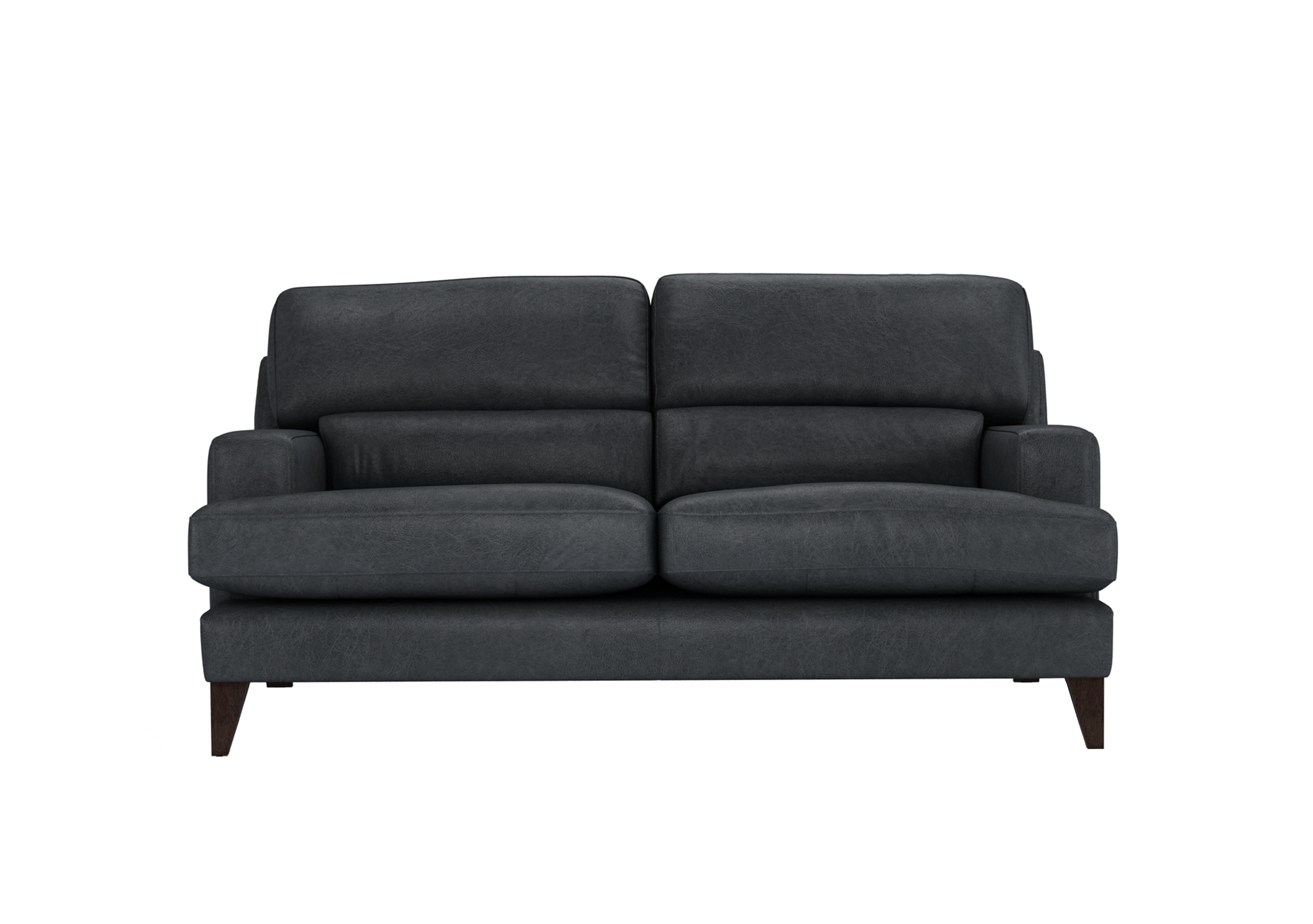Romilly 2.5 Seater Leather Sofa in Sha188 Shadow Wa Ft on Furniture Village