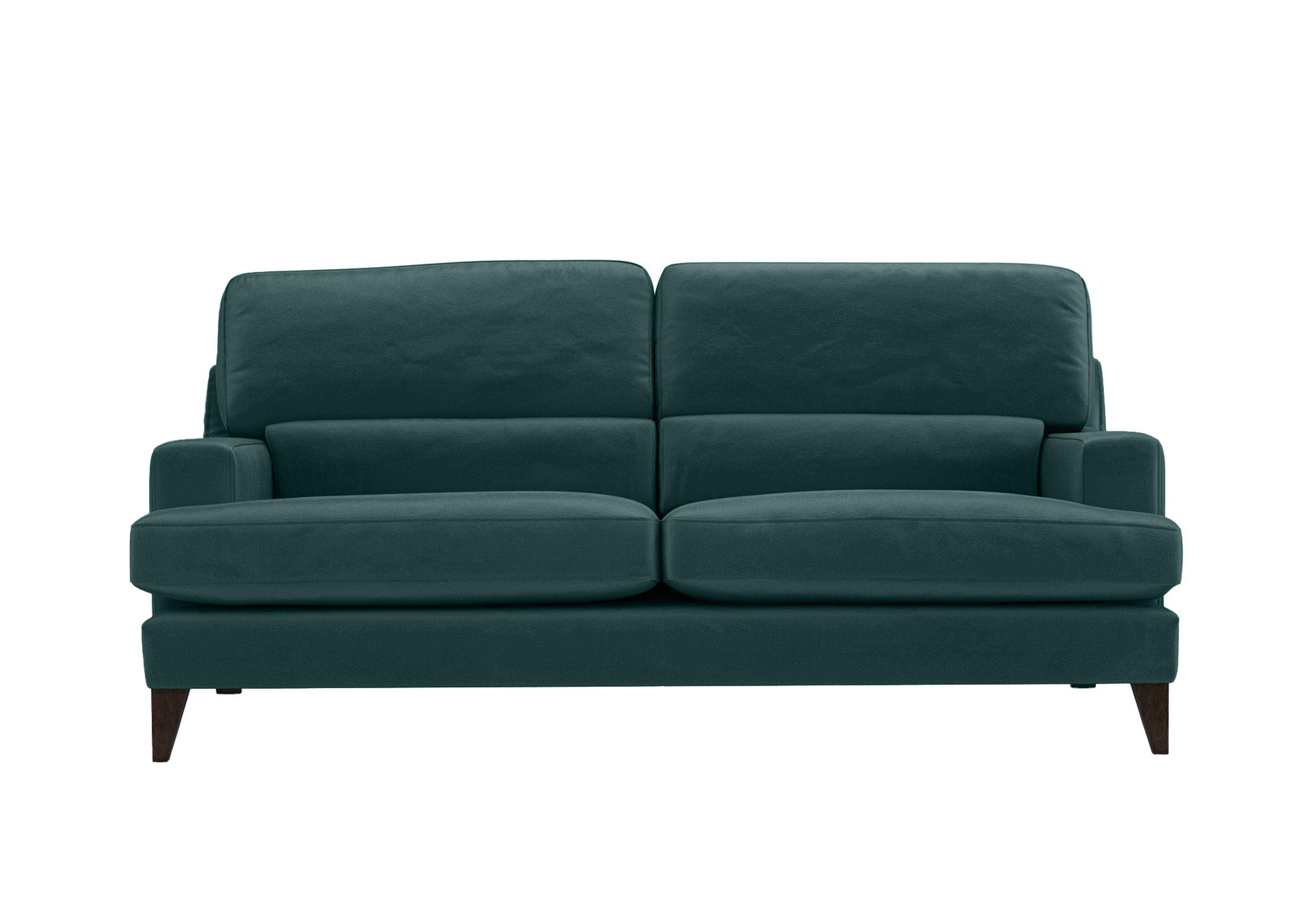 Romilly 3 Seater Fabric Sofa in Eve259 Evening Teal Wa Ft on Furniture Village