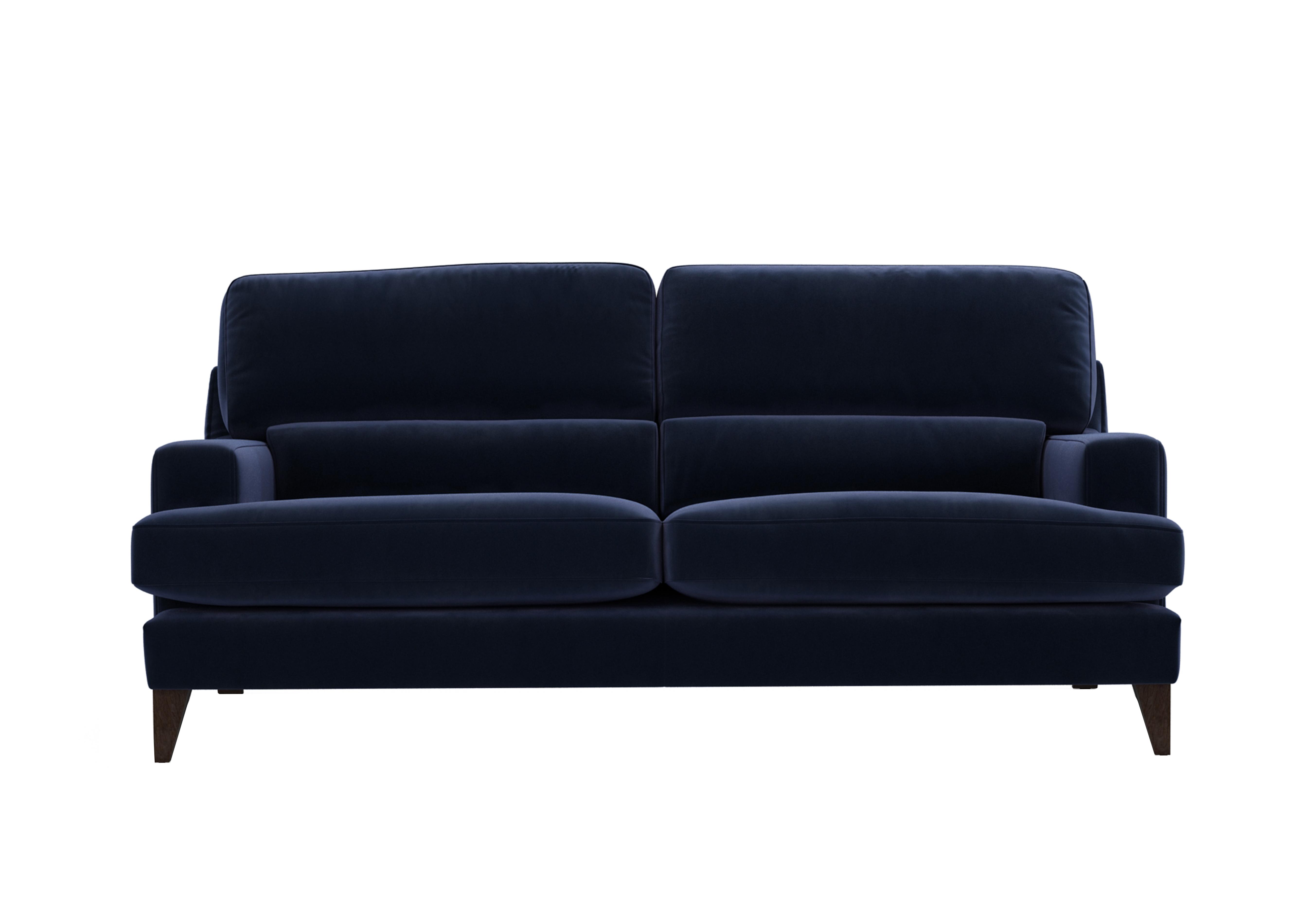 Romilly 3 Seater Fabric Sofa in Mid009 Midnight Indigo Wa Ft on Furniture Village