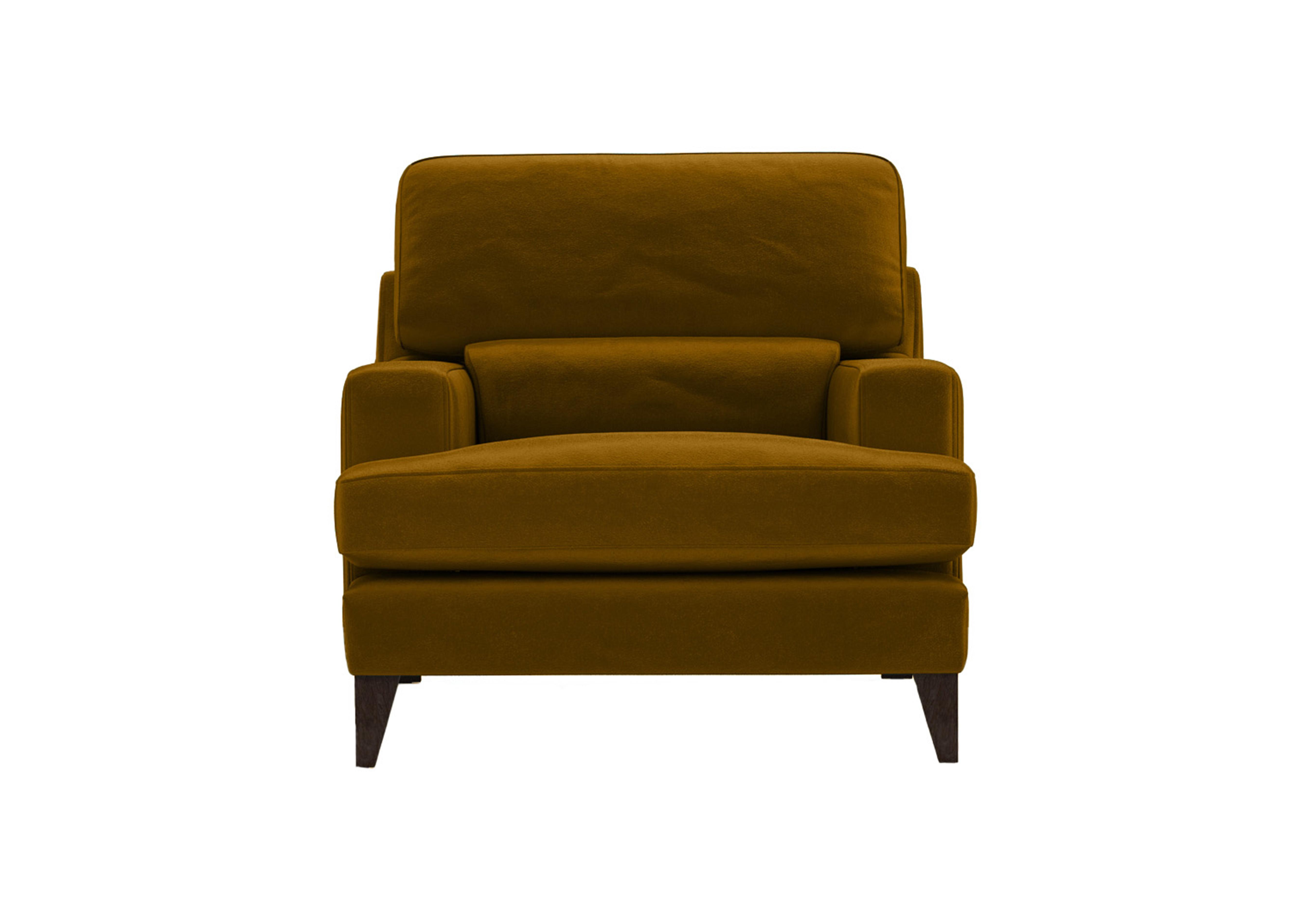 Romilly Fabric Armchair in Hon209 Honey Mustard Wa Ft on Furniture Village