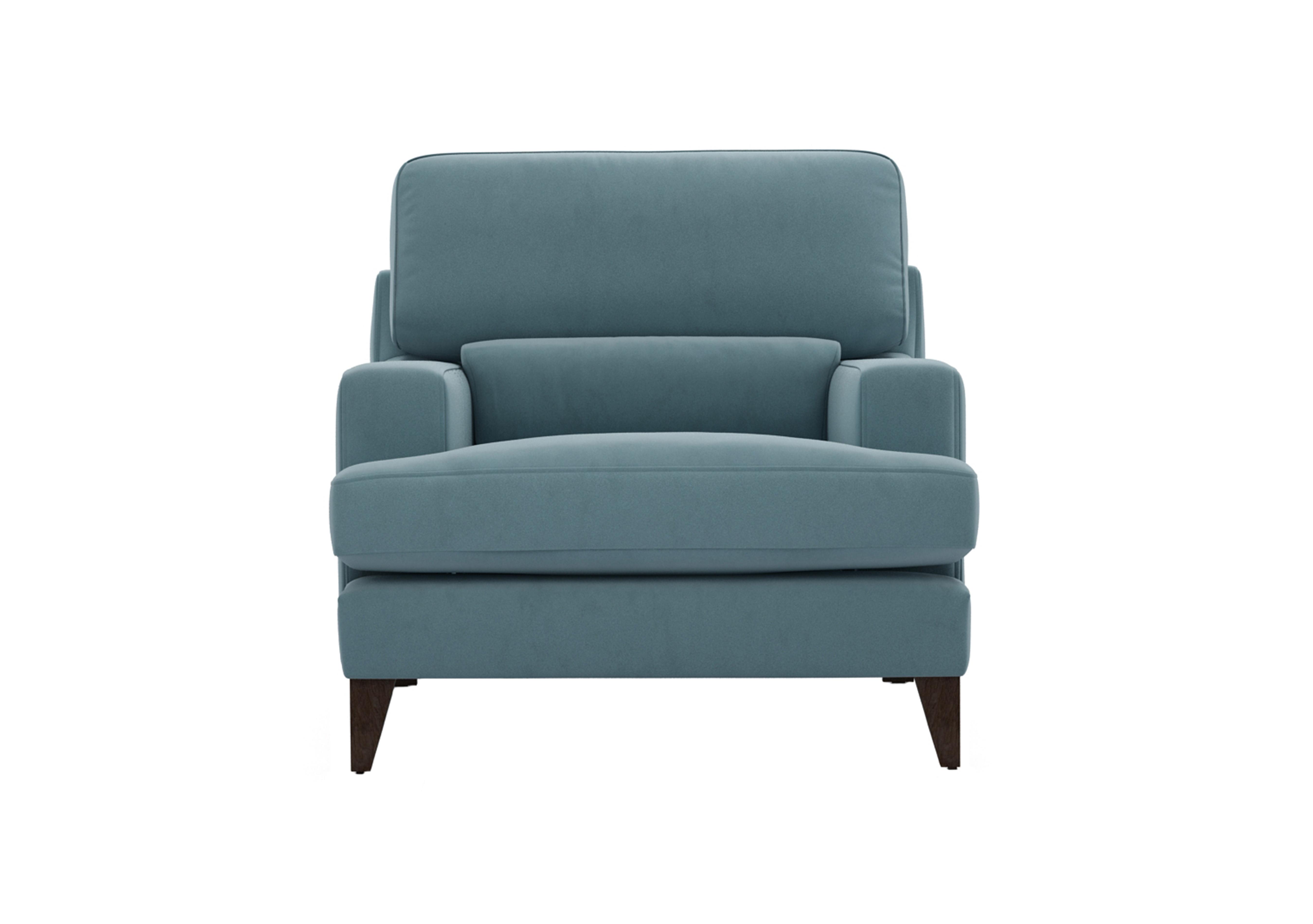 Romilly Fabric Armchair in Sha252 Shallow Puddle Wa Ft on Furniture Village