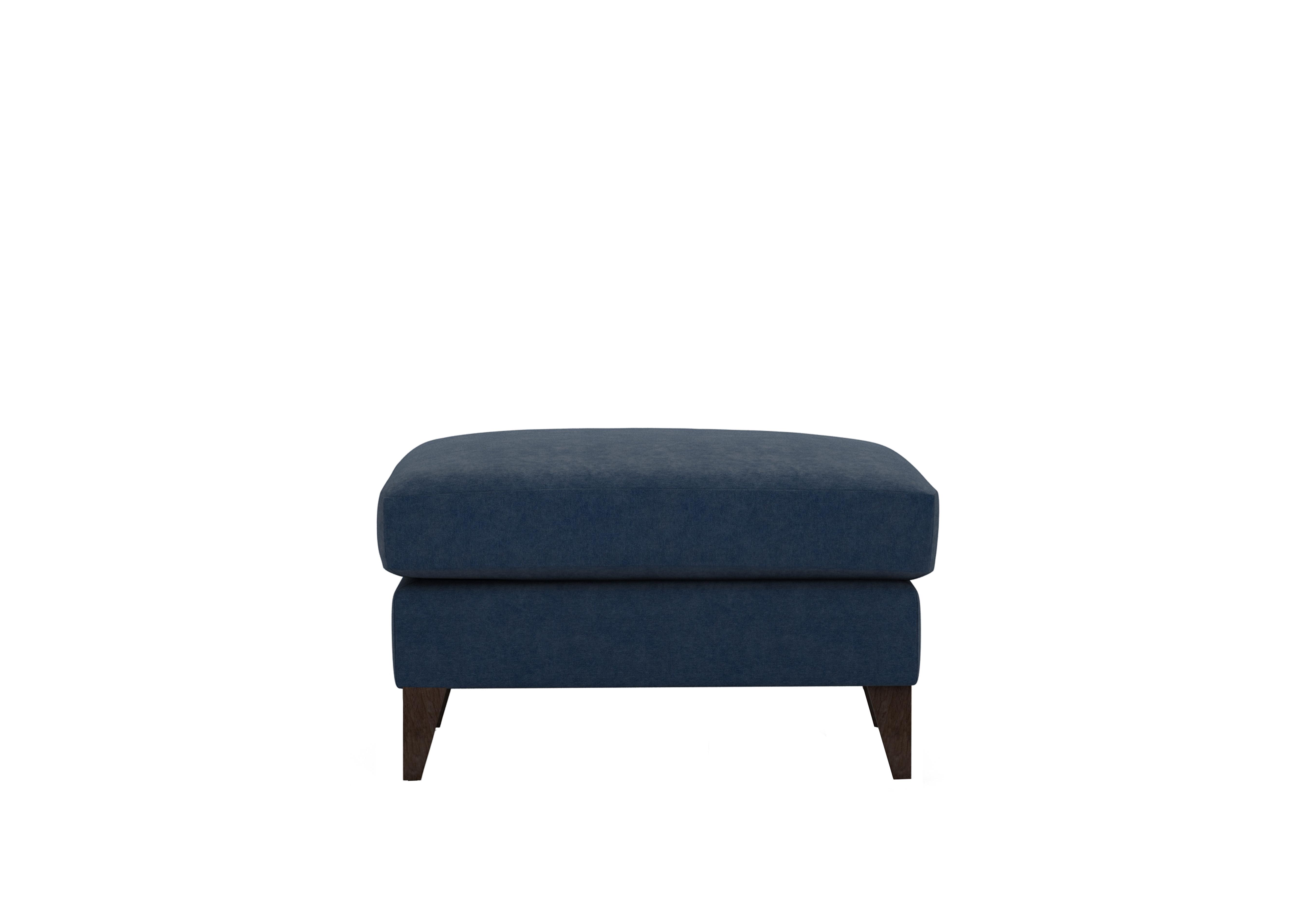 Romilly Fabric Footstool in Dam227 Damson Jam Wa Ft on Furniture Village