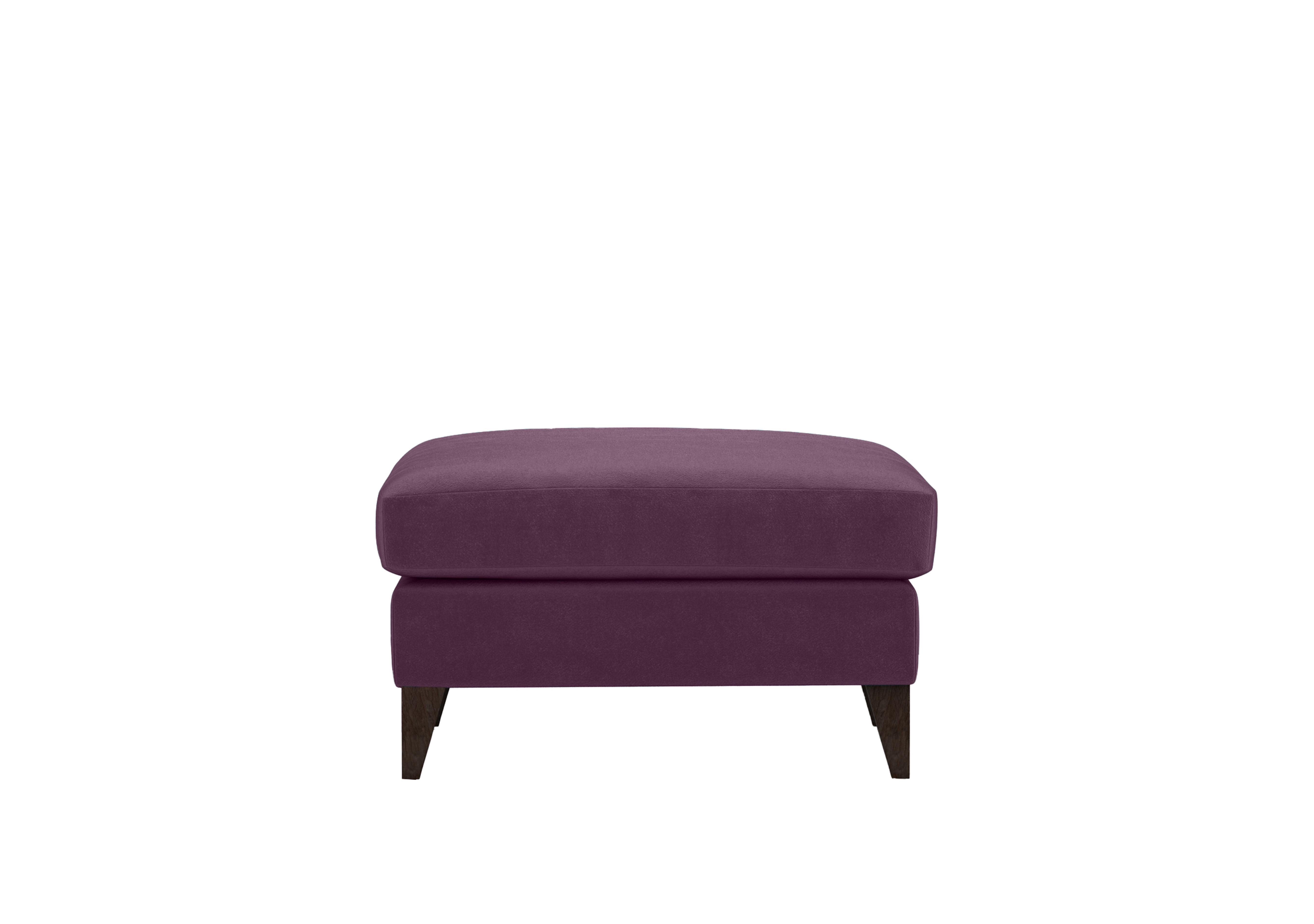 Romilly Fabric Footstool in Fro011 Frosted Grape Wa Ft on Furniture Village