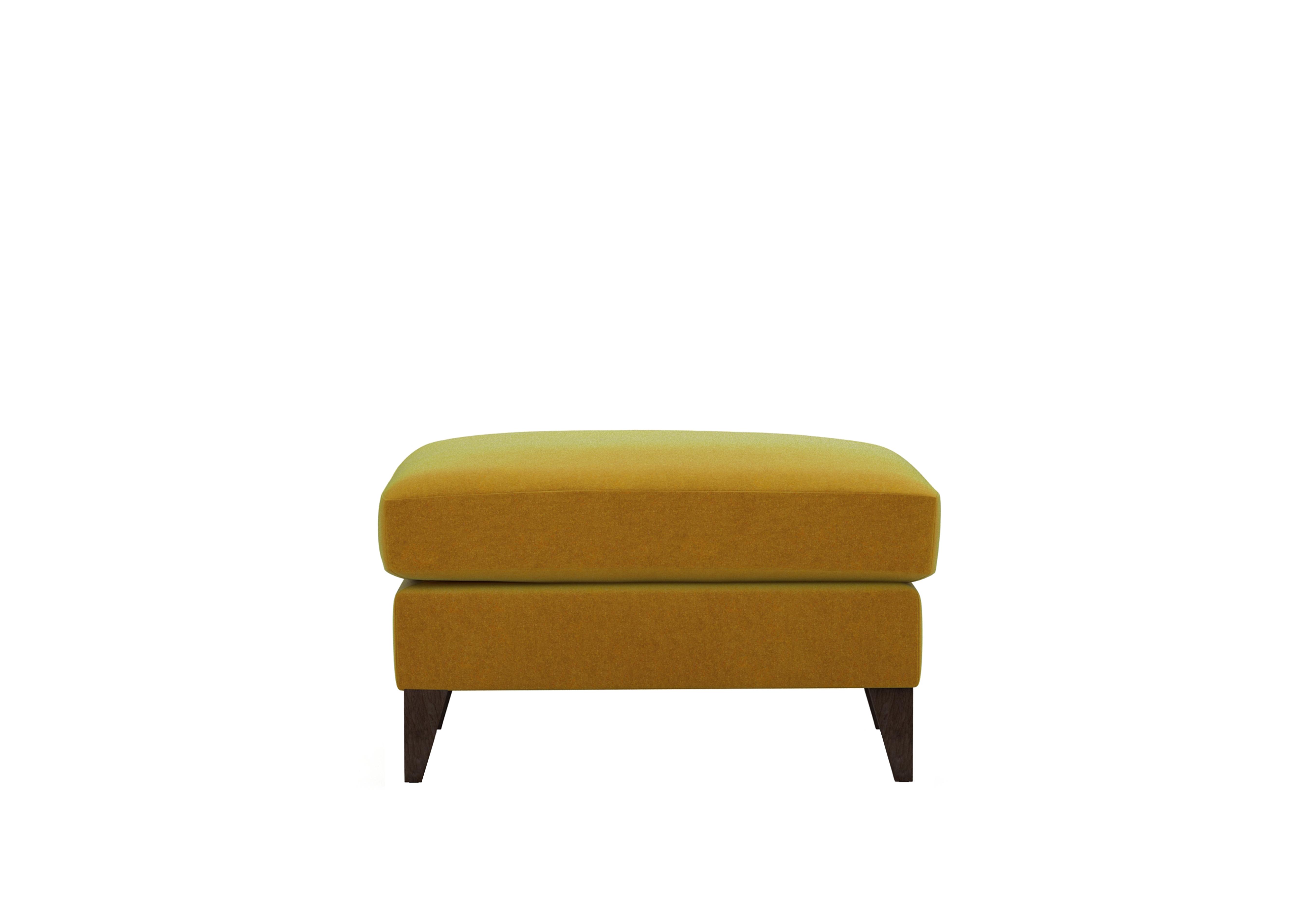 Romilly Fabric Footstool in Gol204 Golden Spice Wa Ft on Furniture Village