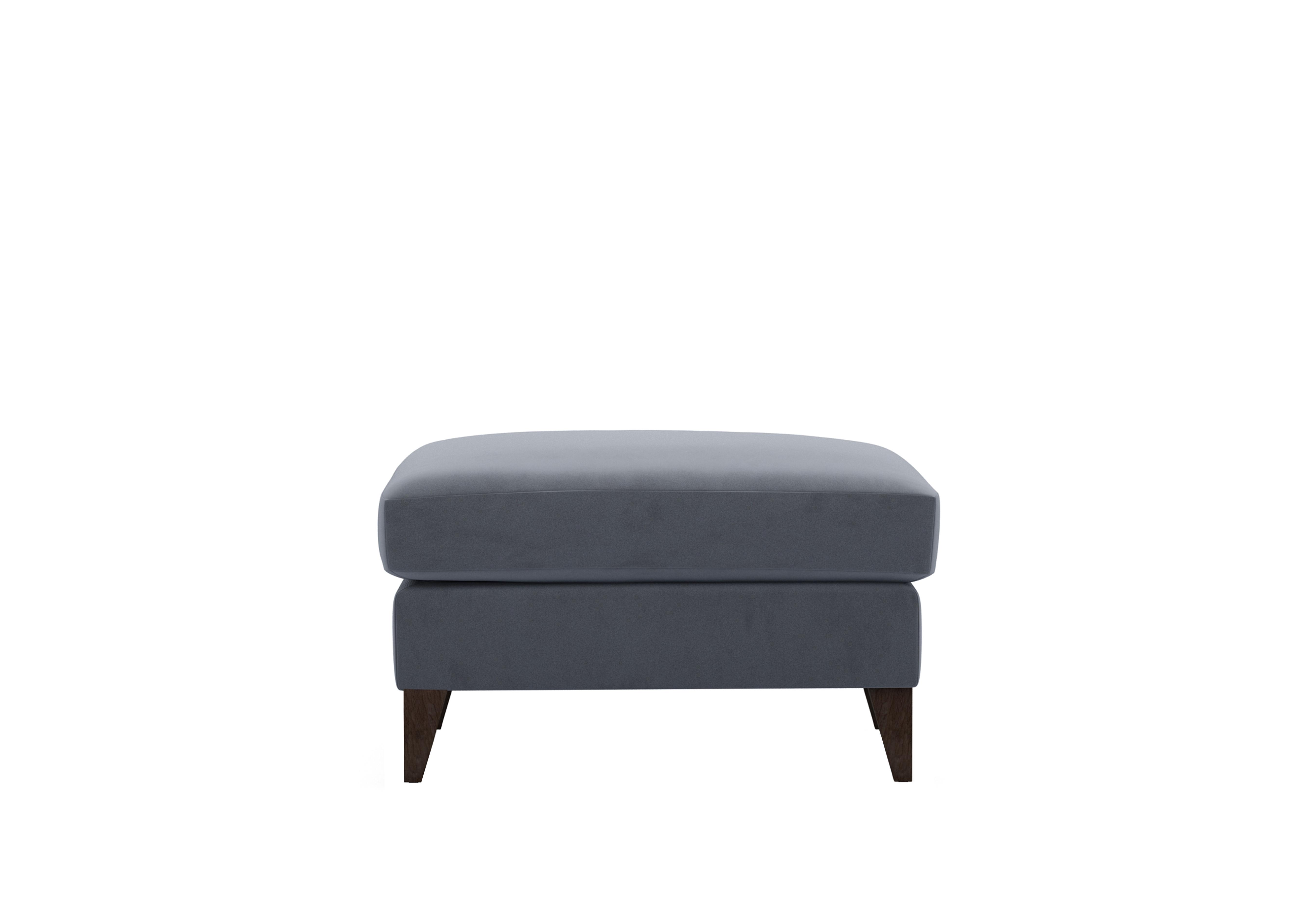 Romilly Fabric Footstool in Rai257 Rain Cloud Wa Ft on Furniture Village
