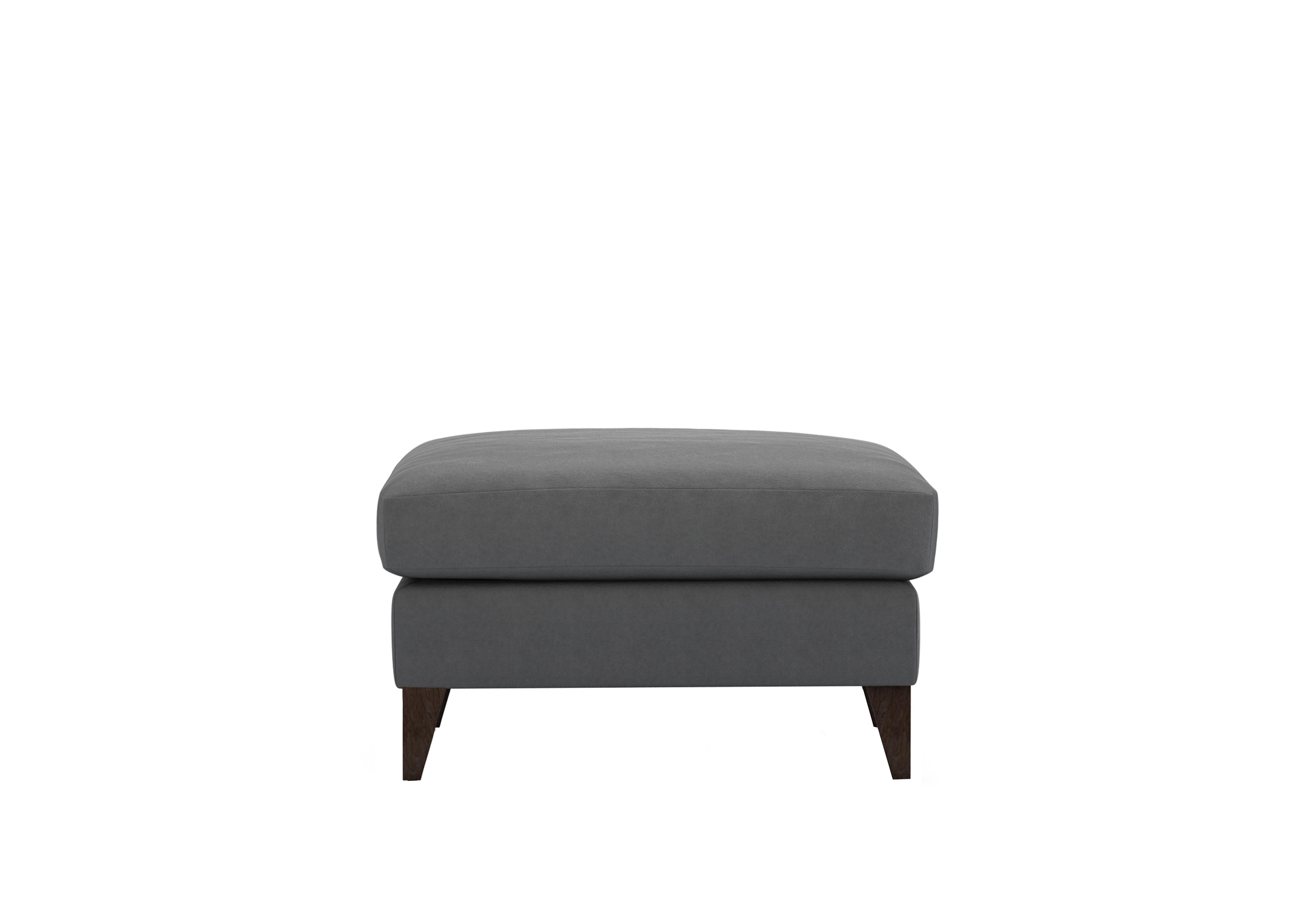 Romilly Fabric Footstool in Sla157 Slate Shadow Wa Ft on Furniture Village