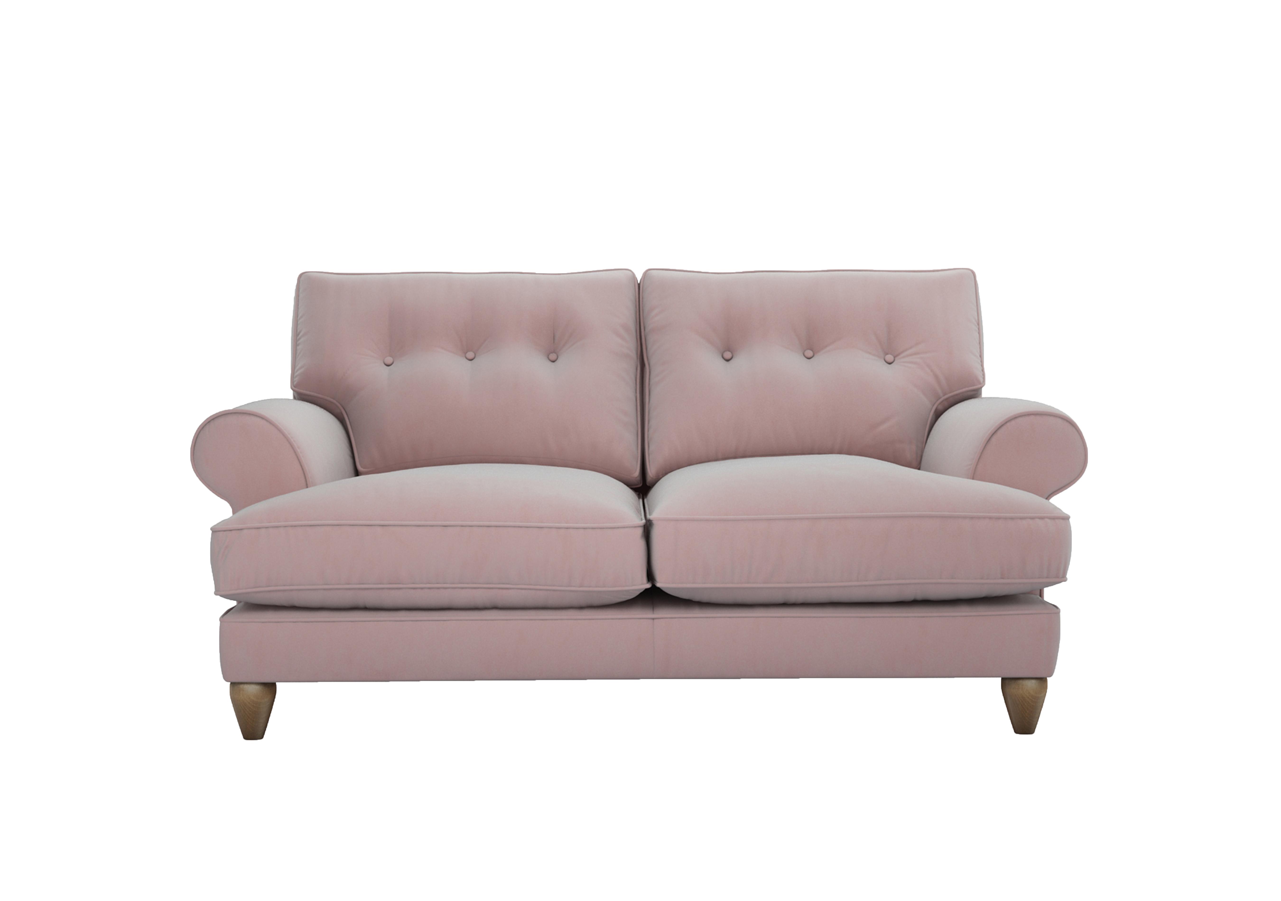Bronwyn 2.5 Seater Fabric Classic Back Sofa in Cot256 Cotton Candy on Furniture Village