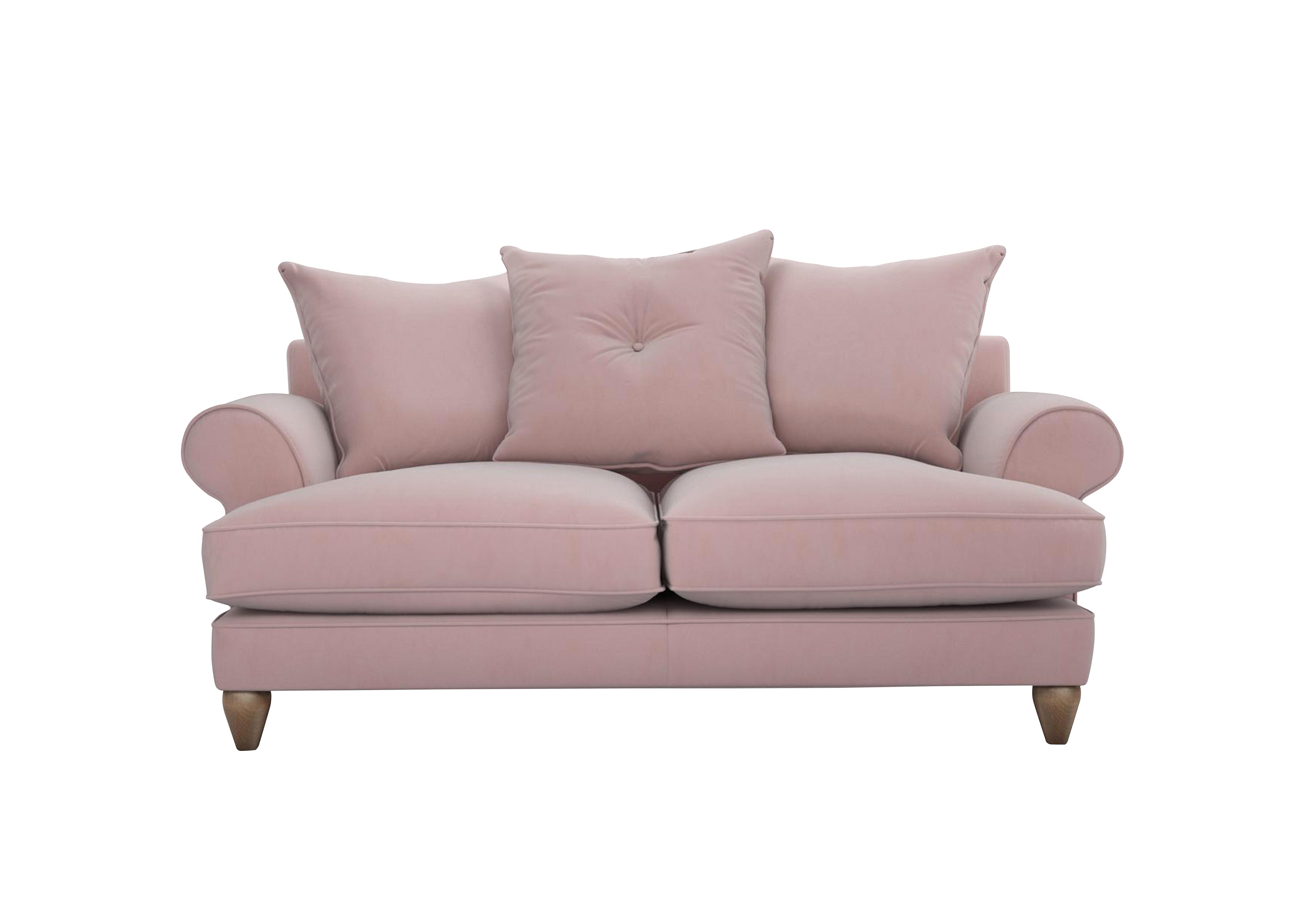 Bronwyn 2.5 Seater Fabric Scatter Back Sofa in Cot256 Cotton Candy on Furniture Village