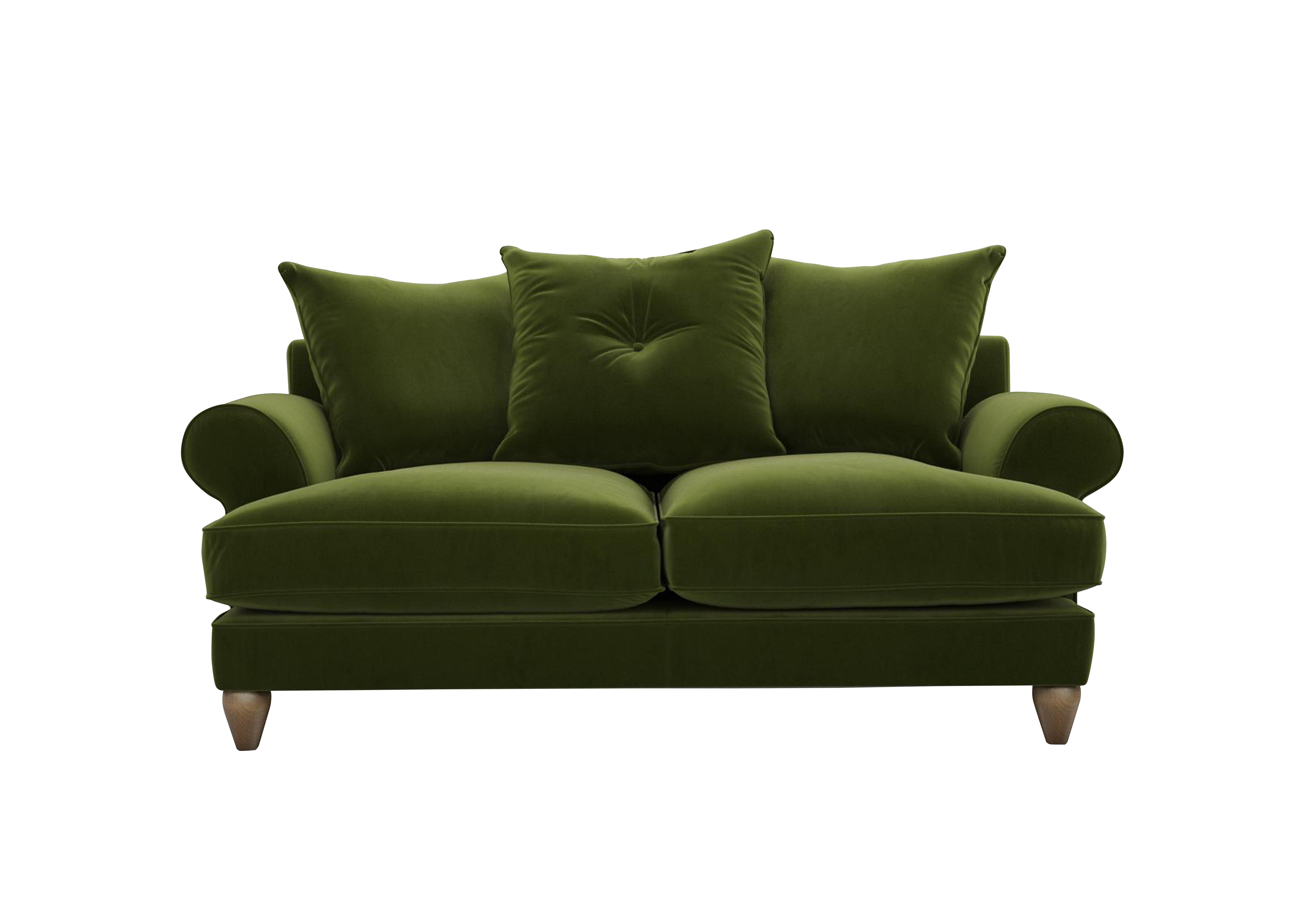 Bronwyn 2.5 Seater Fabric Scatter Back Sofa in Woo160 Woodland Moss on Furniture Village