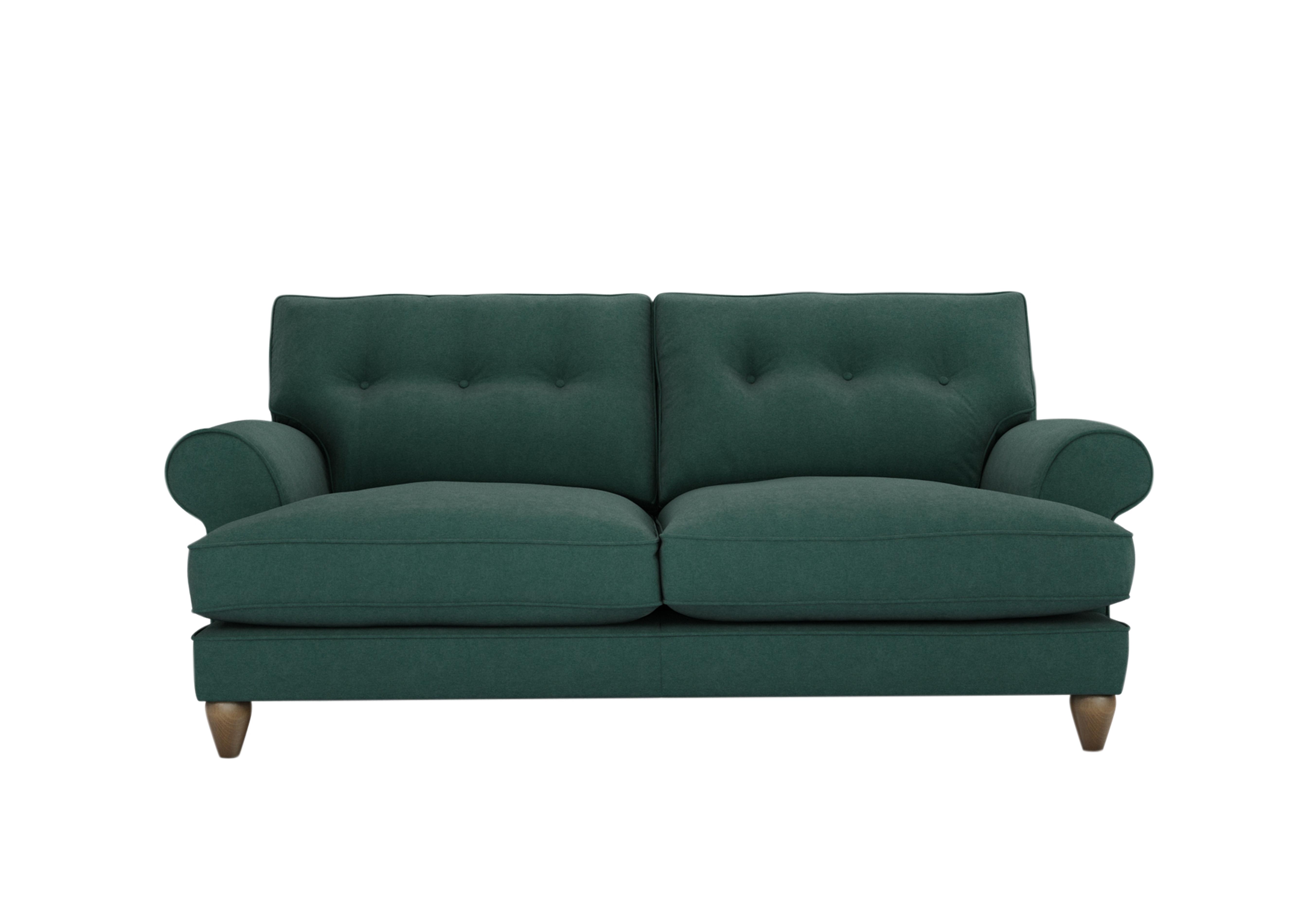 Bronwyn 3 Seater Fabric Classic Back Sofa in Cur226 Curly Kale on Furniture Village