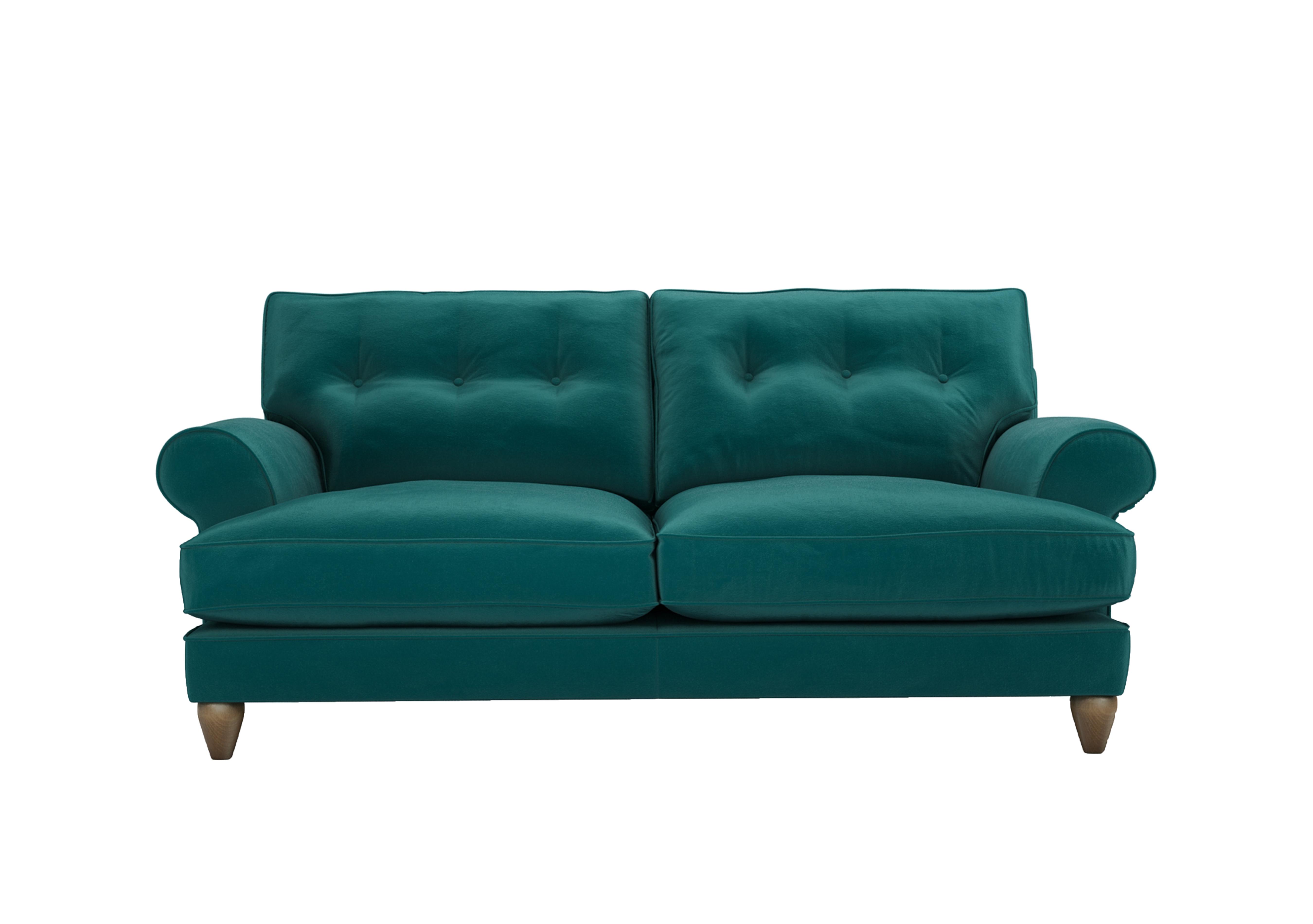 Bronwyn 3 Seater Fabric Classic Back Sofa in Dra008 Dragoneye on Furniture Village