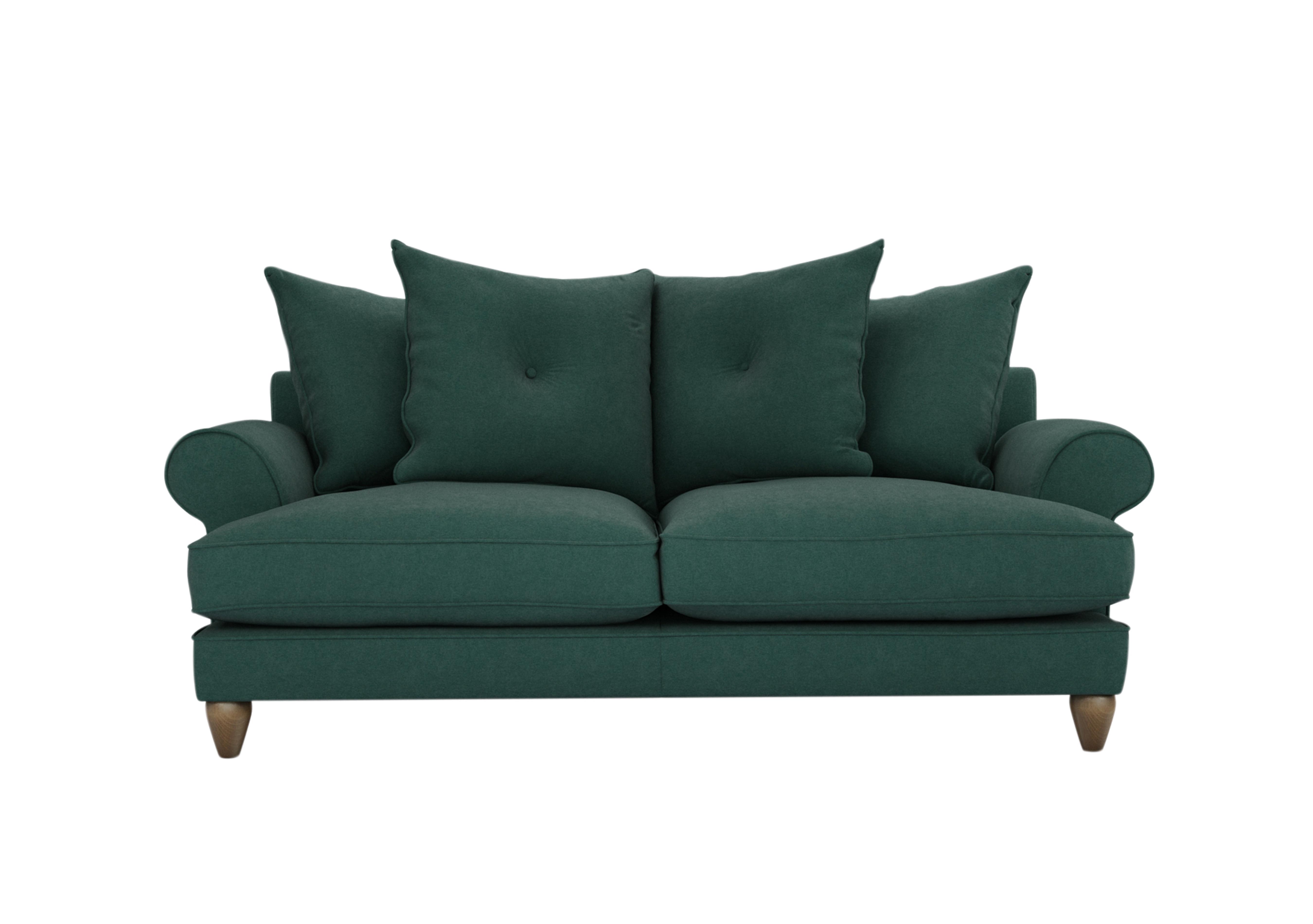 Bronwyn 3 Seater Fabric Scatter Back Sofa in Cur226 Curly Kale on Furniture Village