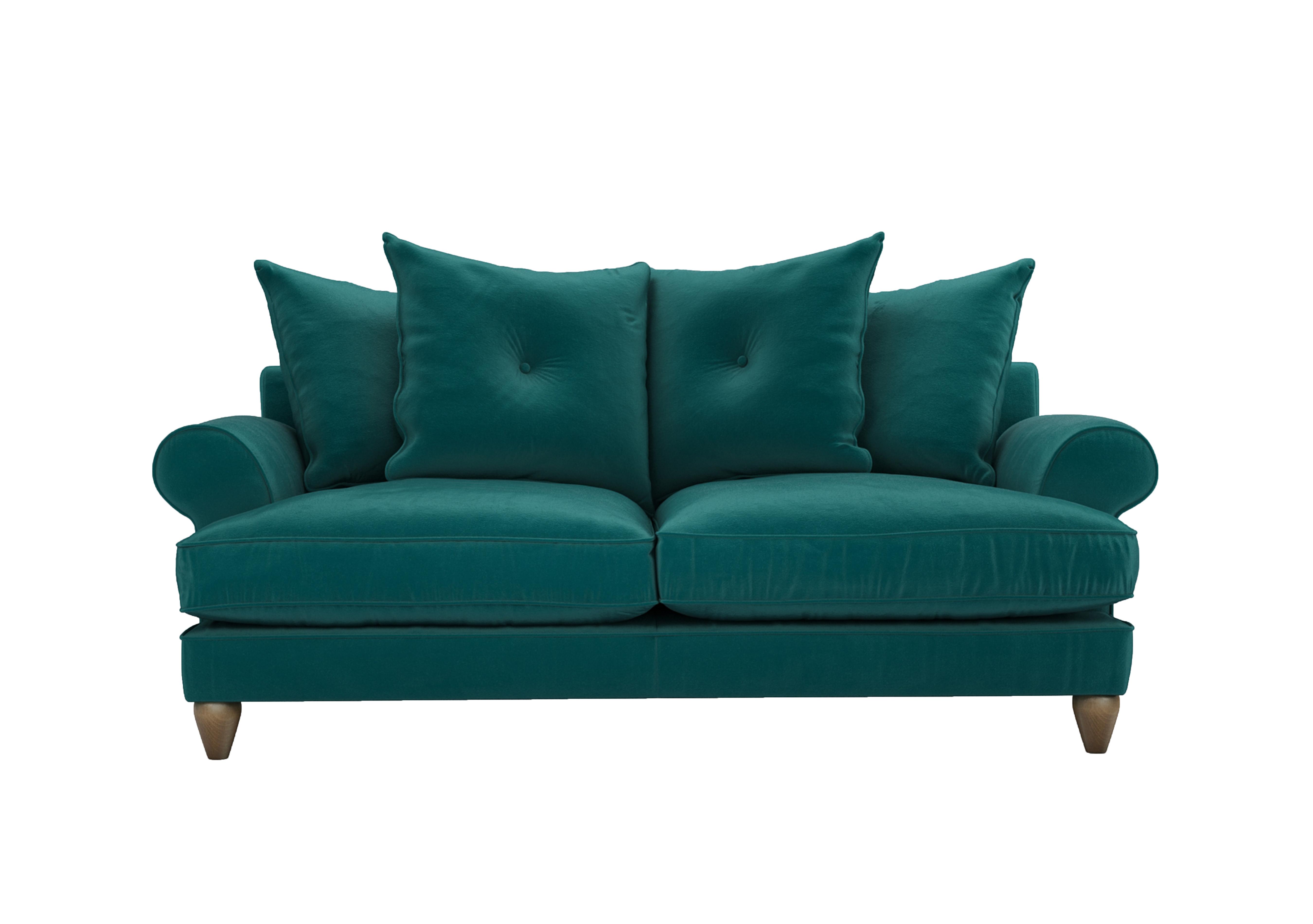Bronwyn 3 Seater Fabric Scatter Back Sofa in Dra008 Dragoneye on Furniture Village