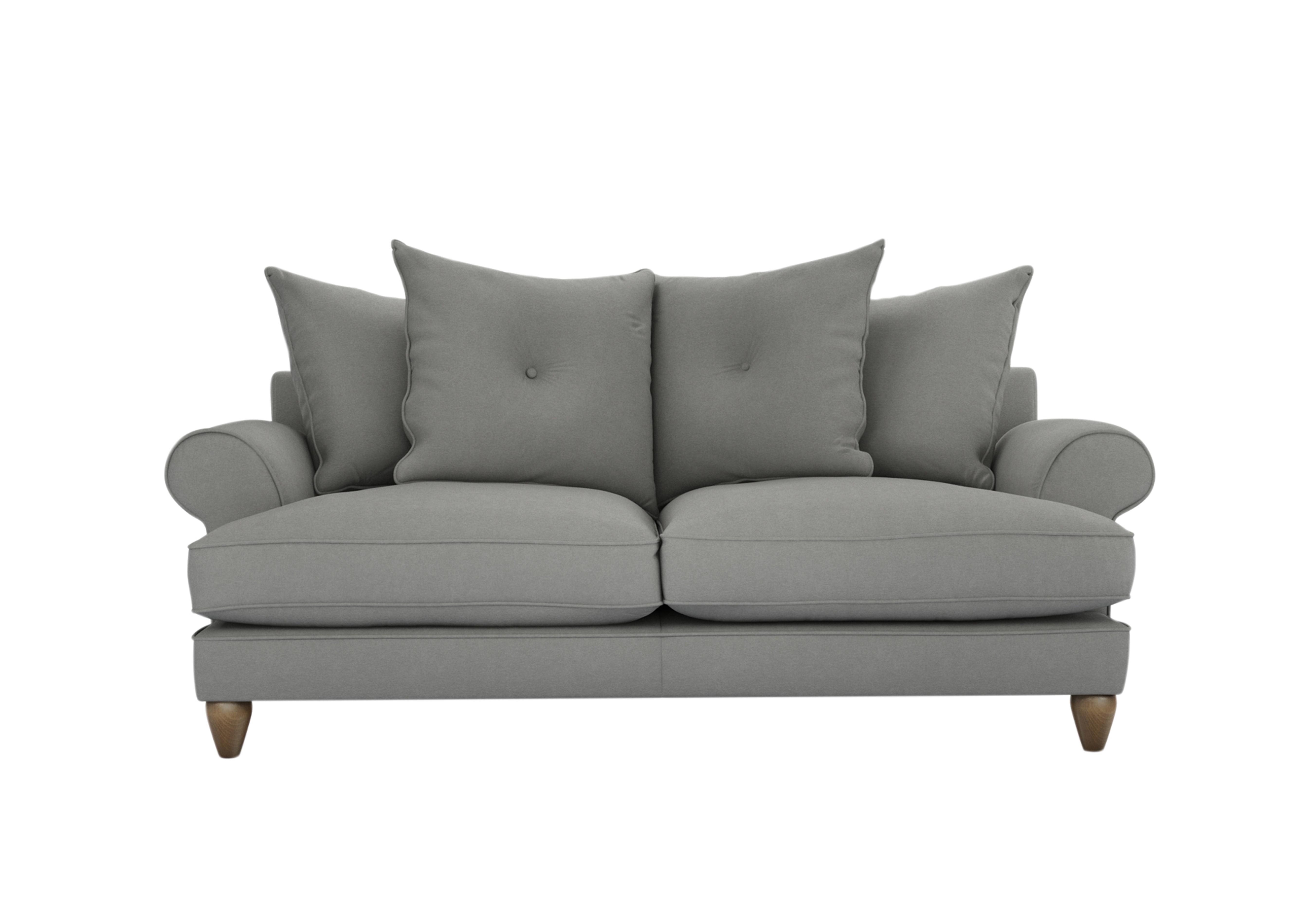 Bronwyn 3 Seater Fabric Scatter Back Sofa in Ear228 Earl Grey on Furniture Village
