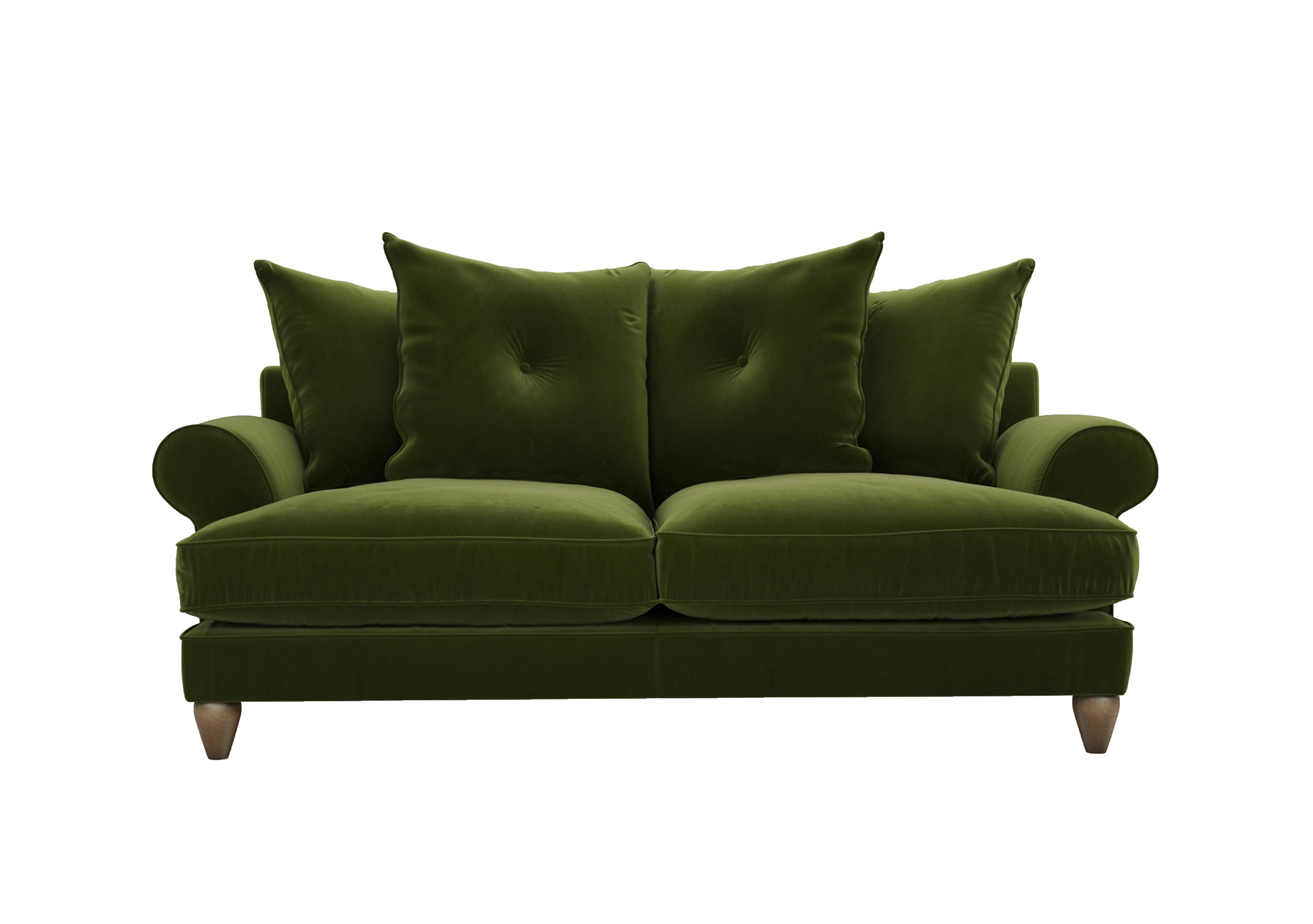Bronwyn 3 Seater Fabric Scatter Back Sofa in Woo160 Woodland Moss on Furniture Village
