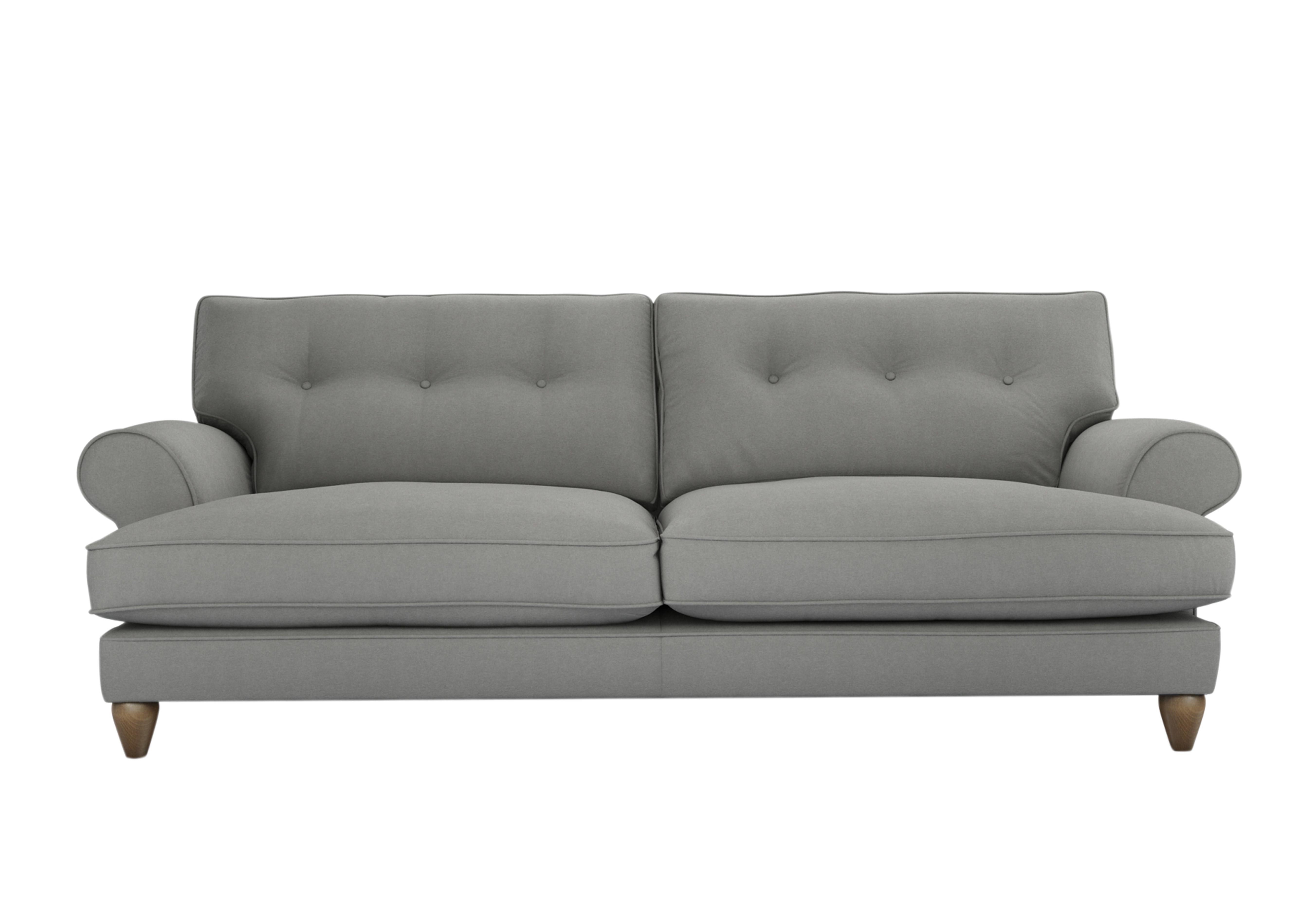Bronwyn 4 Seater Fabric Classic Back Sofa in Ear228 Earl Grey on Furniture Village