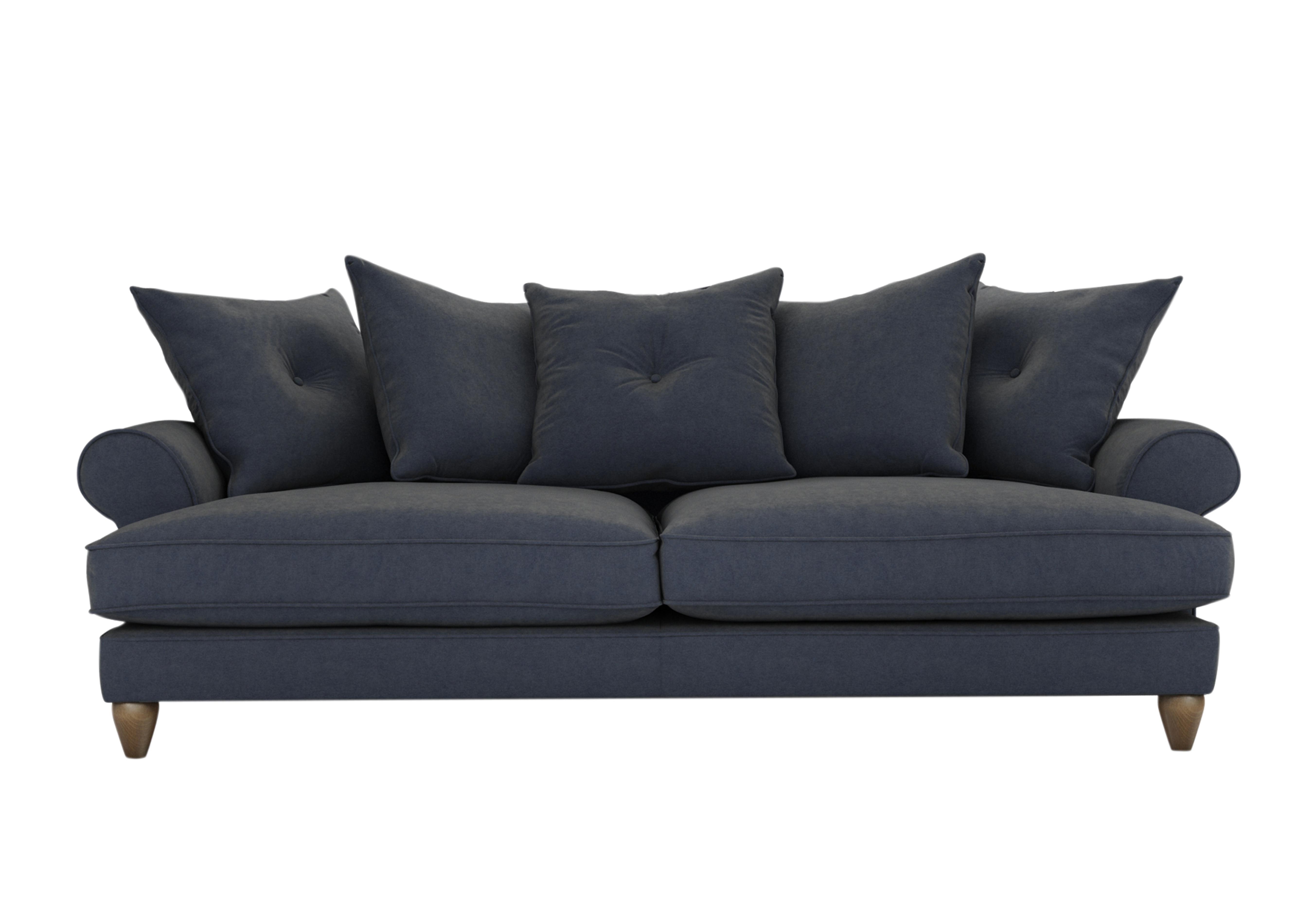 Bronwyn 4 Seater Fabric Scatter Back Sofa in Bil221 Bilberry Tart on Furniture Village