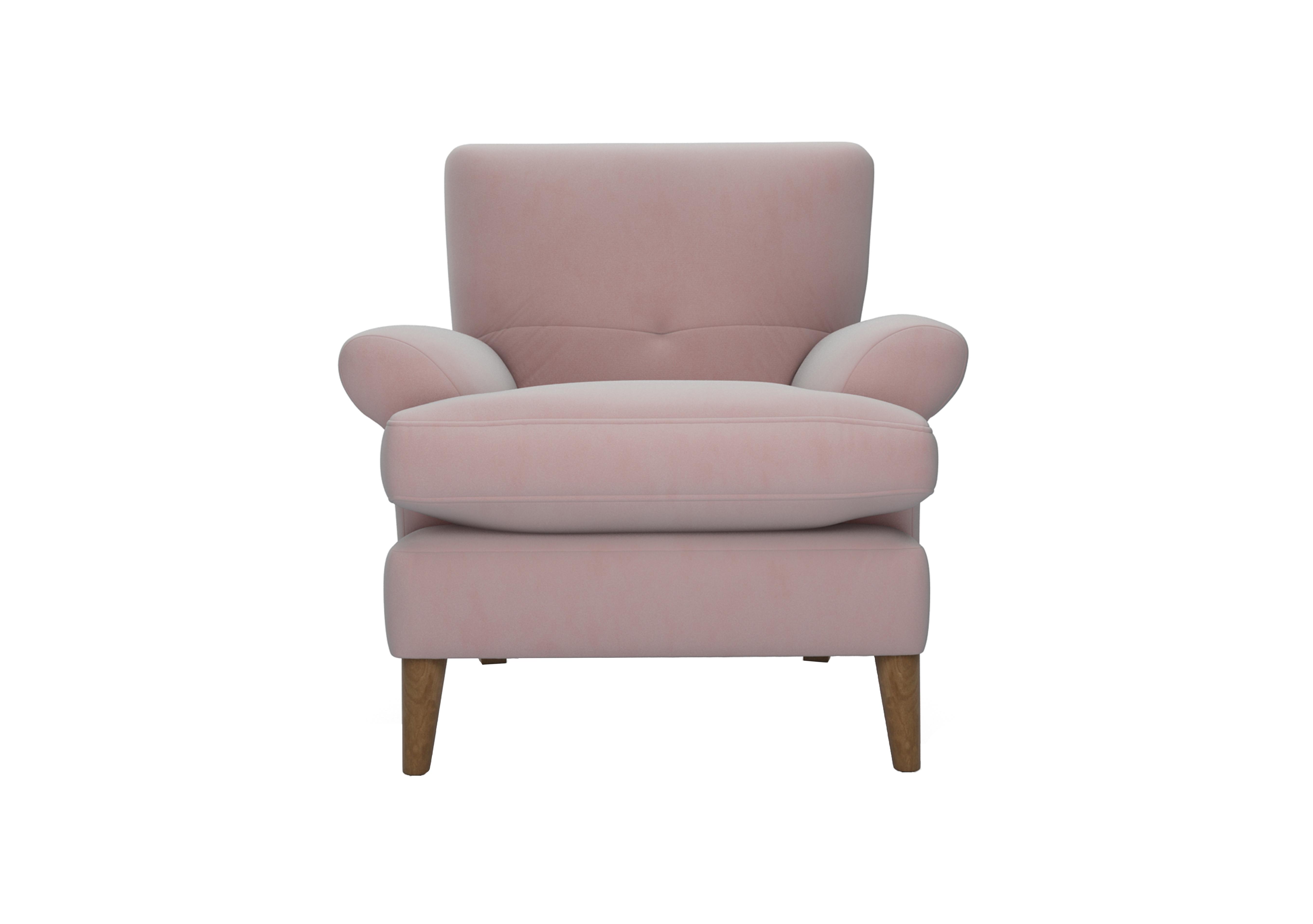 Bronwyn Fabric Joshua Armchair in Cot256 Cotton Candy on Furniture Village